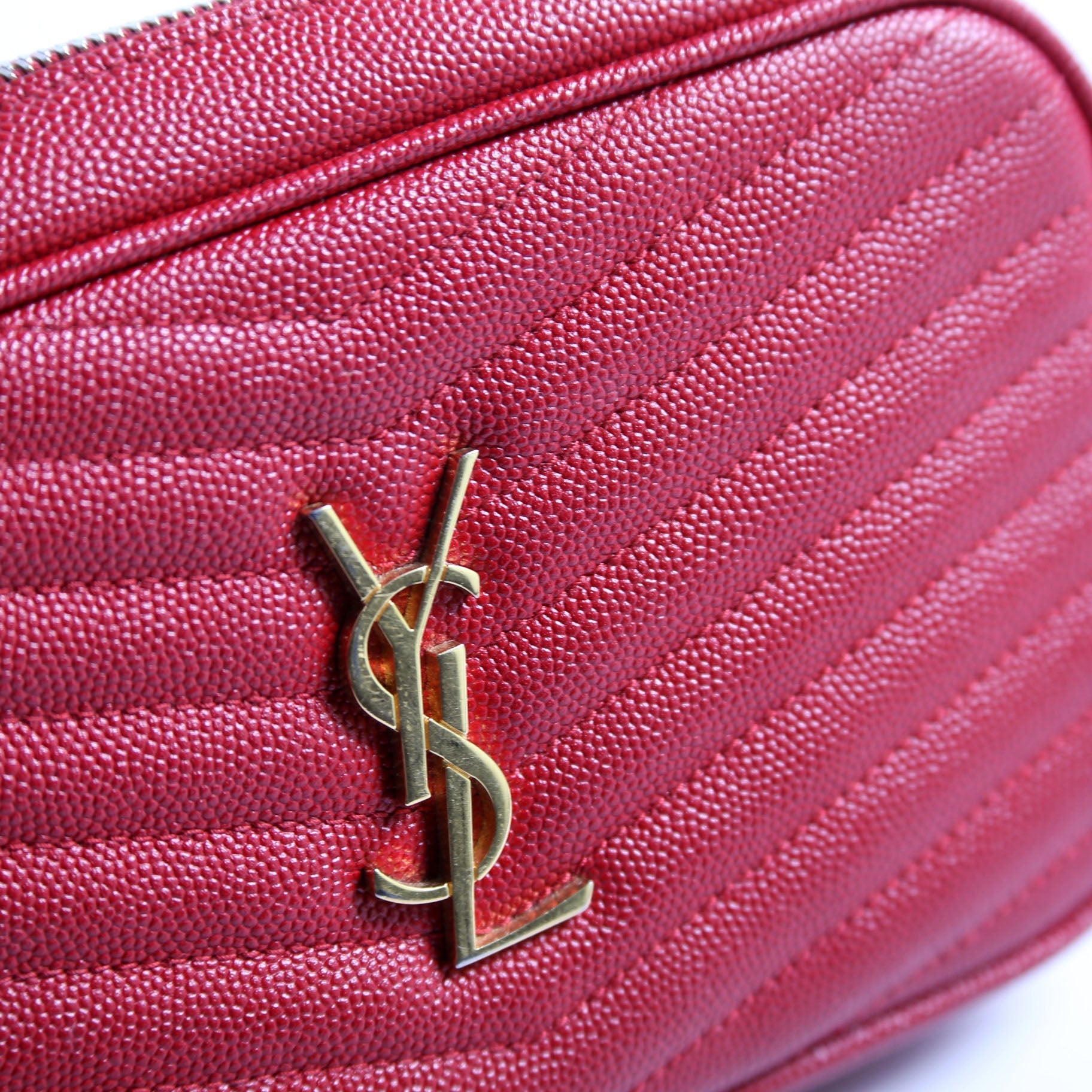 SAINT LAURENT Lou Camera Mini 585040 Red