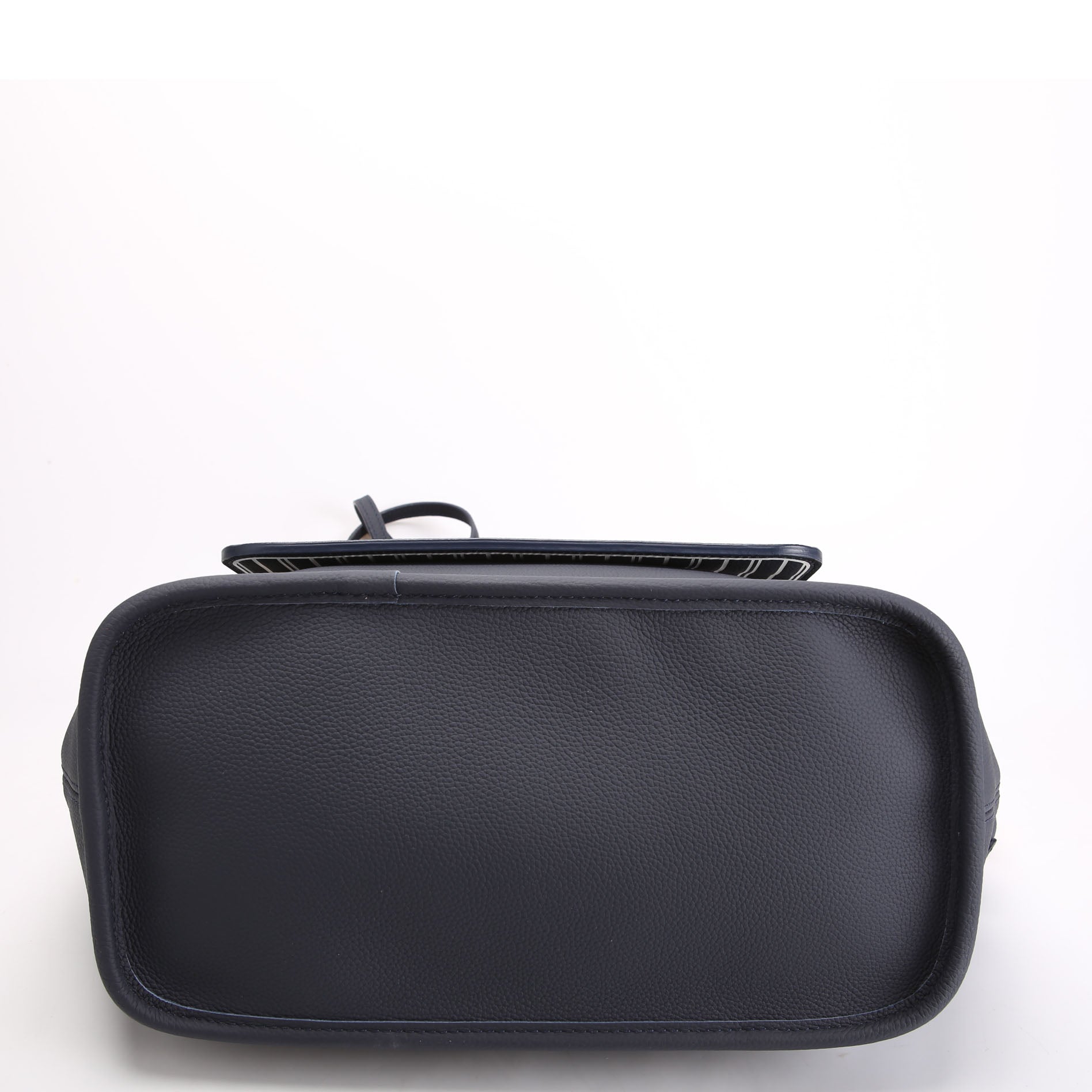 Neverfull MM Inside Out Leather/Monogram Navy