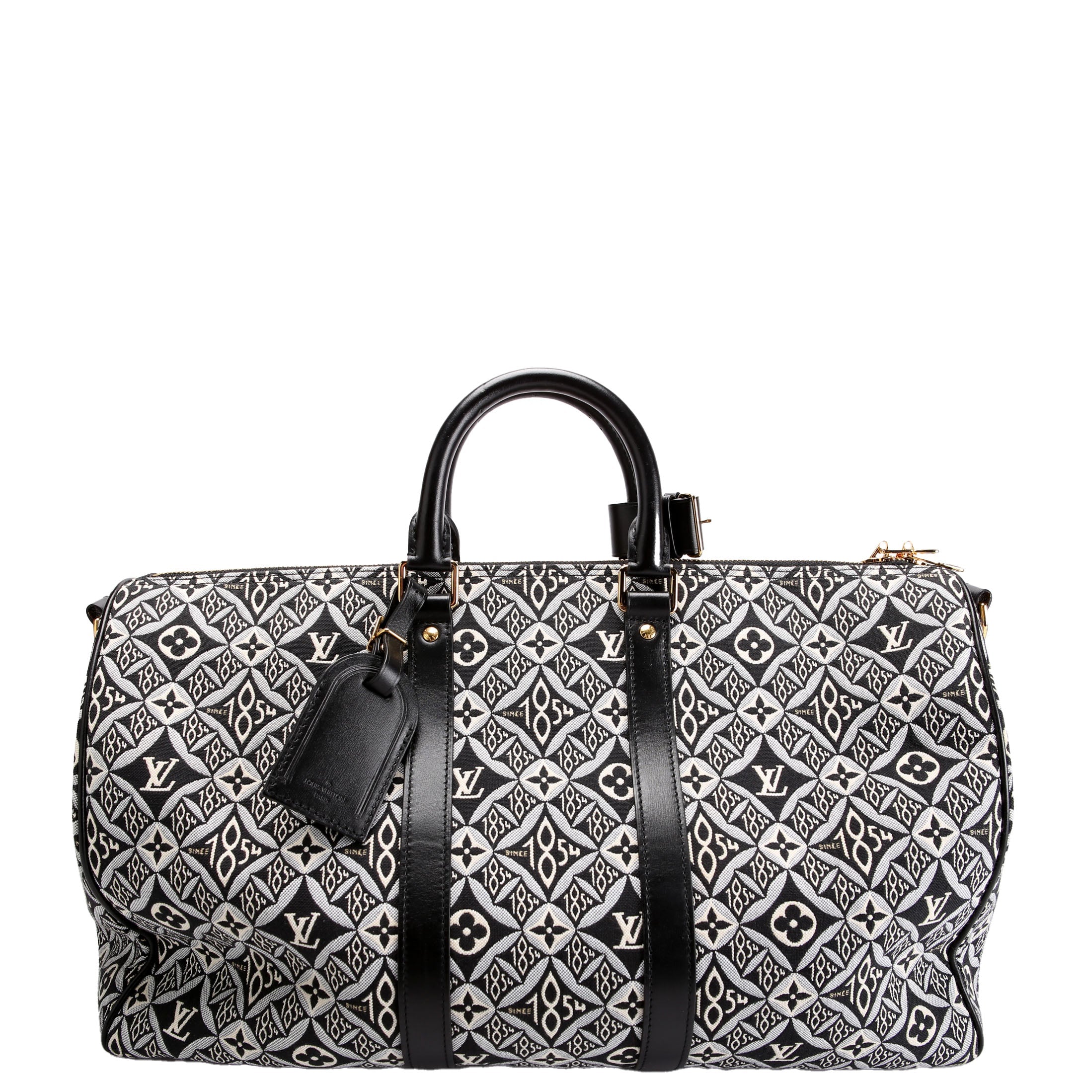 Keepall 45 Bandouliere Since 1854 Jacquard Black/White