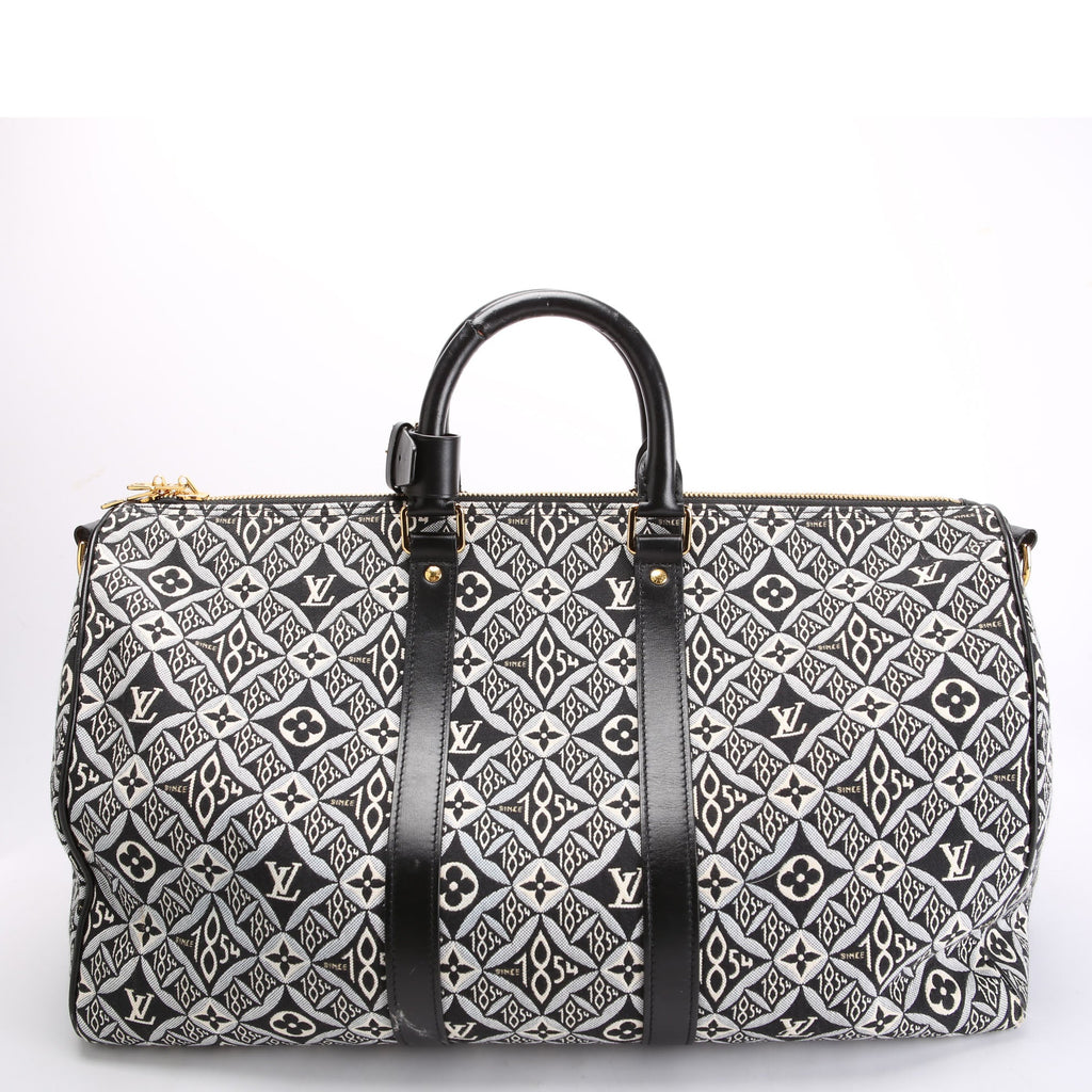 Keepall 45 Bandouliere Since 1854 Jacquard Black/White
