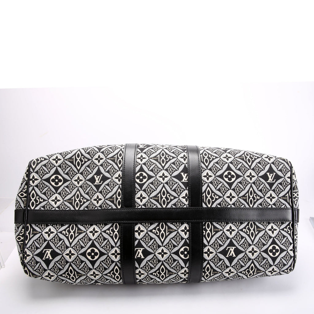Keepall 45 Bandouliere Since 1854 Jacquard Black/White