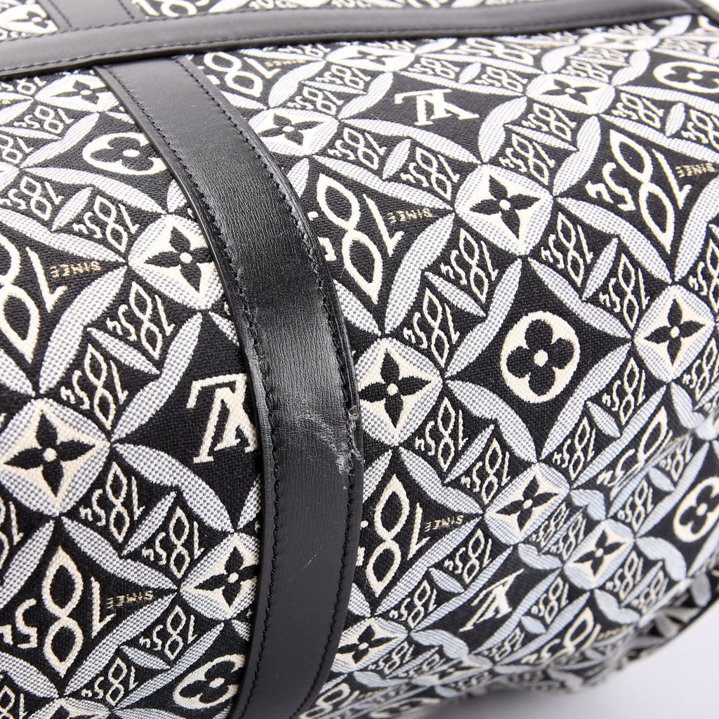 Keepall 45 Bandouliere Since 1854 Jacquard Black/White