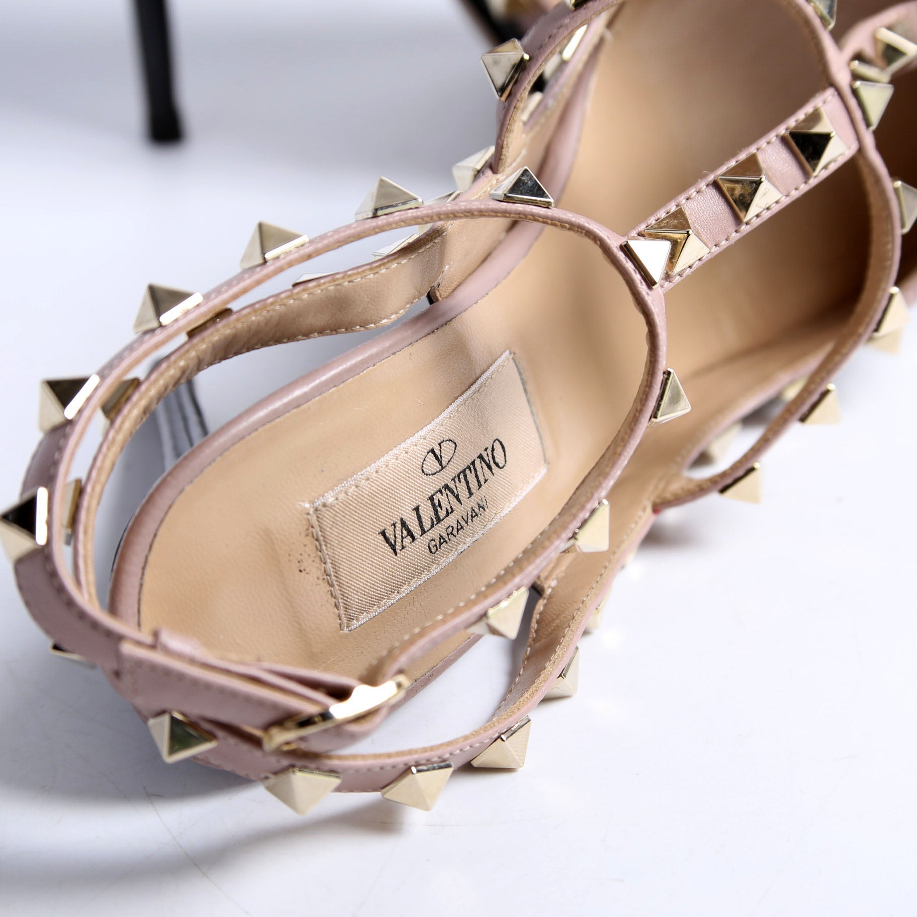 Rockstud Caged Heels Size 37.5