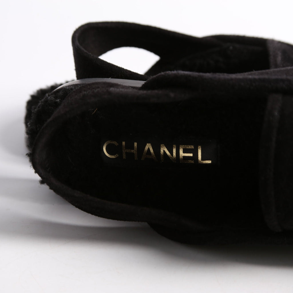 CC Slingback Loafers Size 36.5 Black
