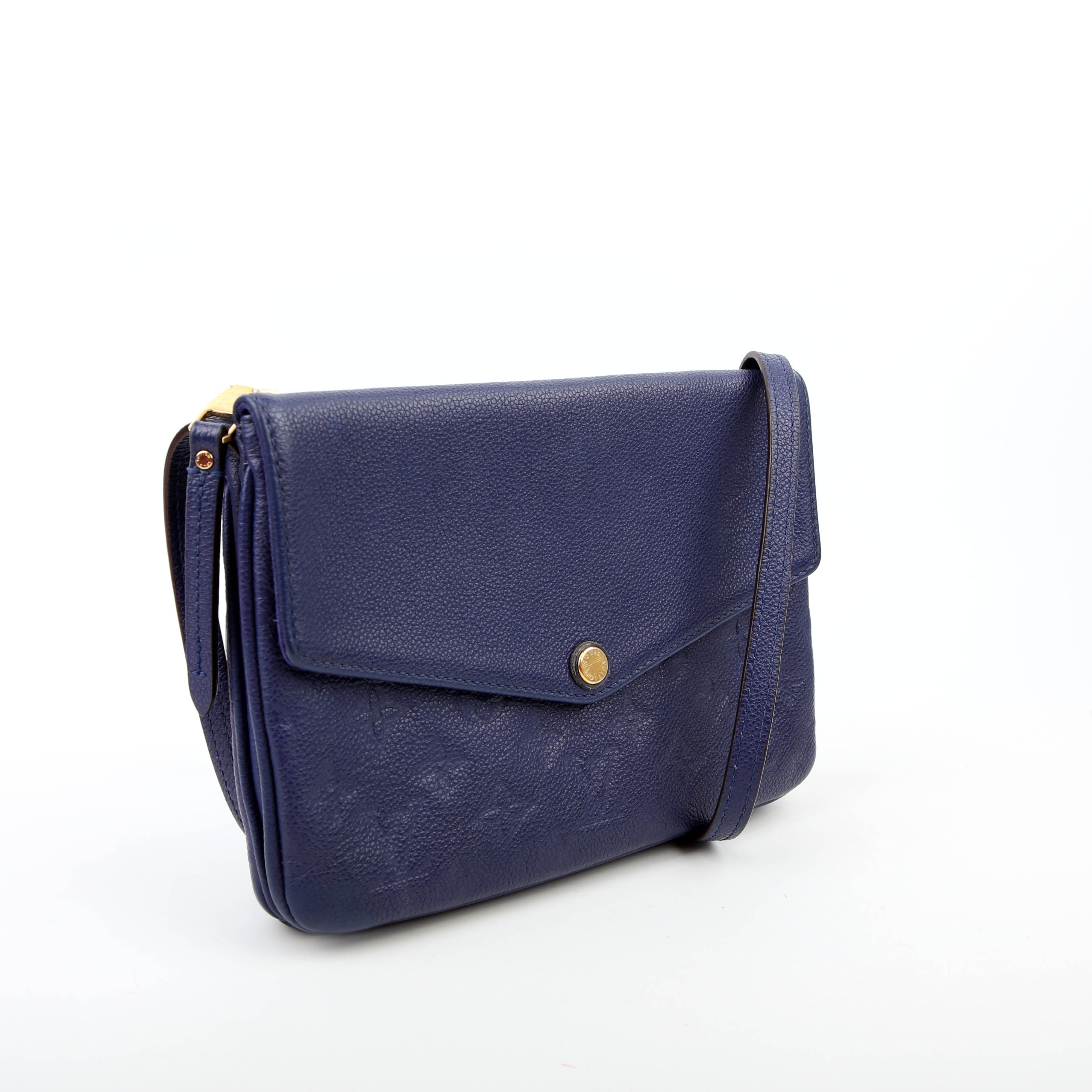 Twice Bag Empreinte Blue