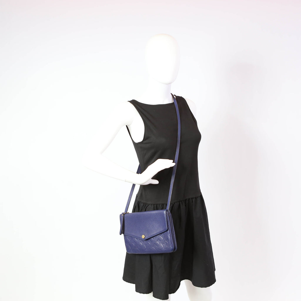 Twice Bag Empreinte Blue