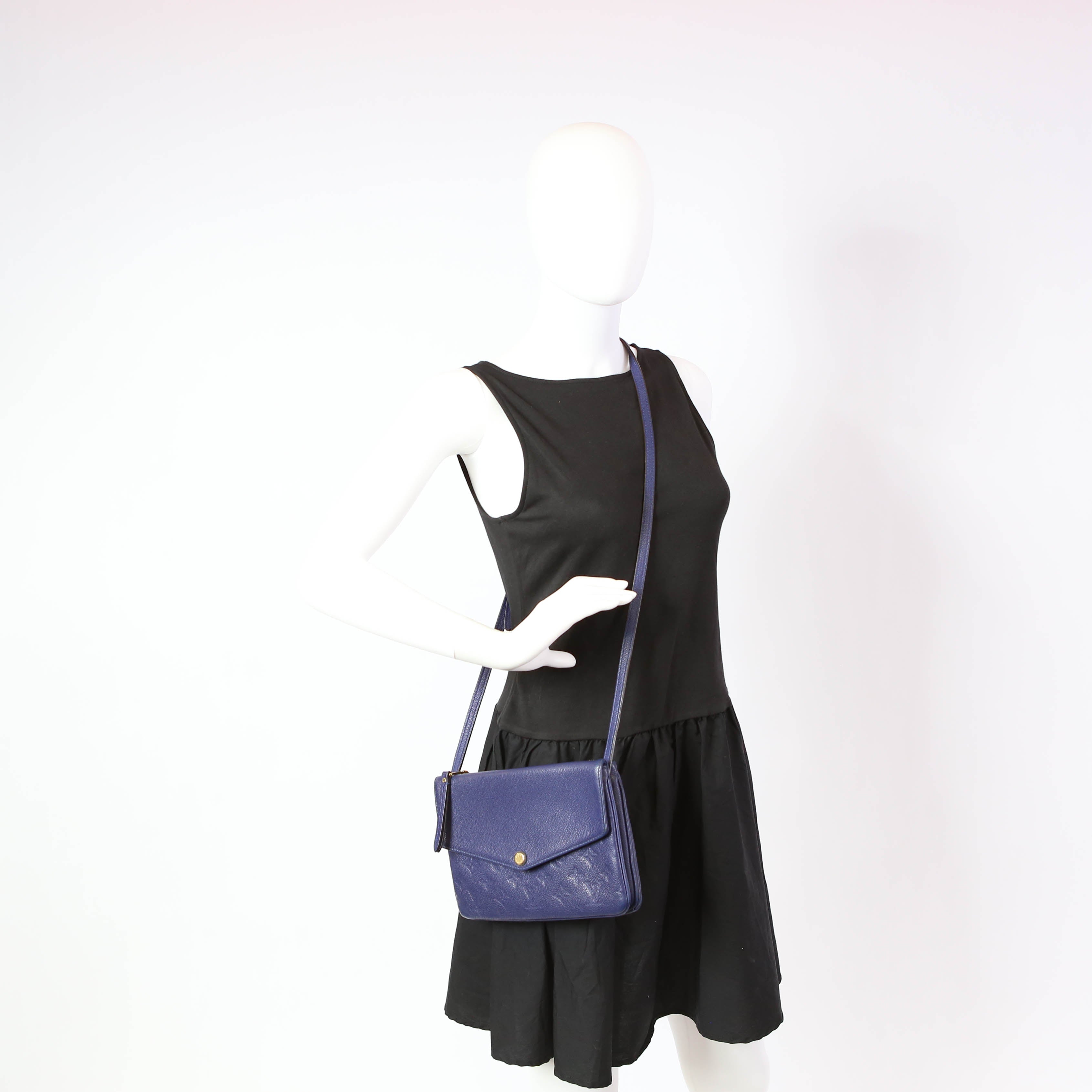 Twice Bag Empreinte Blue