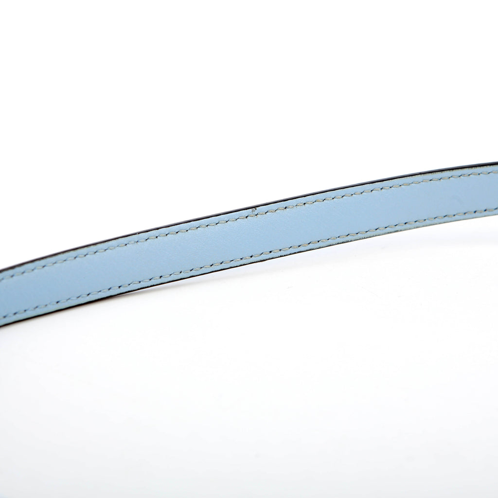 Prada 1BC156 Cleo Patent Leather Blue
