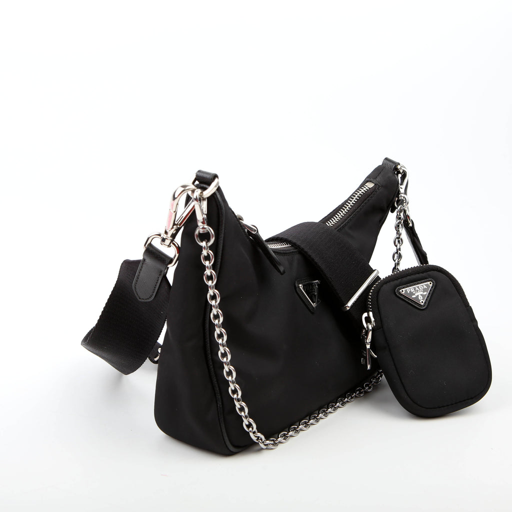 Nylon Re-Edition 2005 Shoulder Bag Black