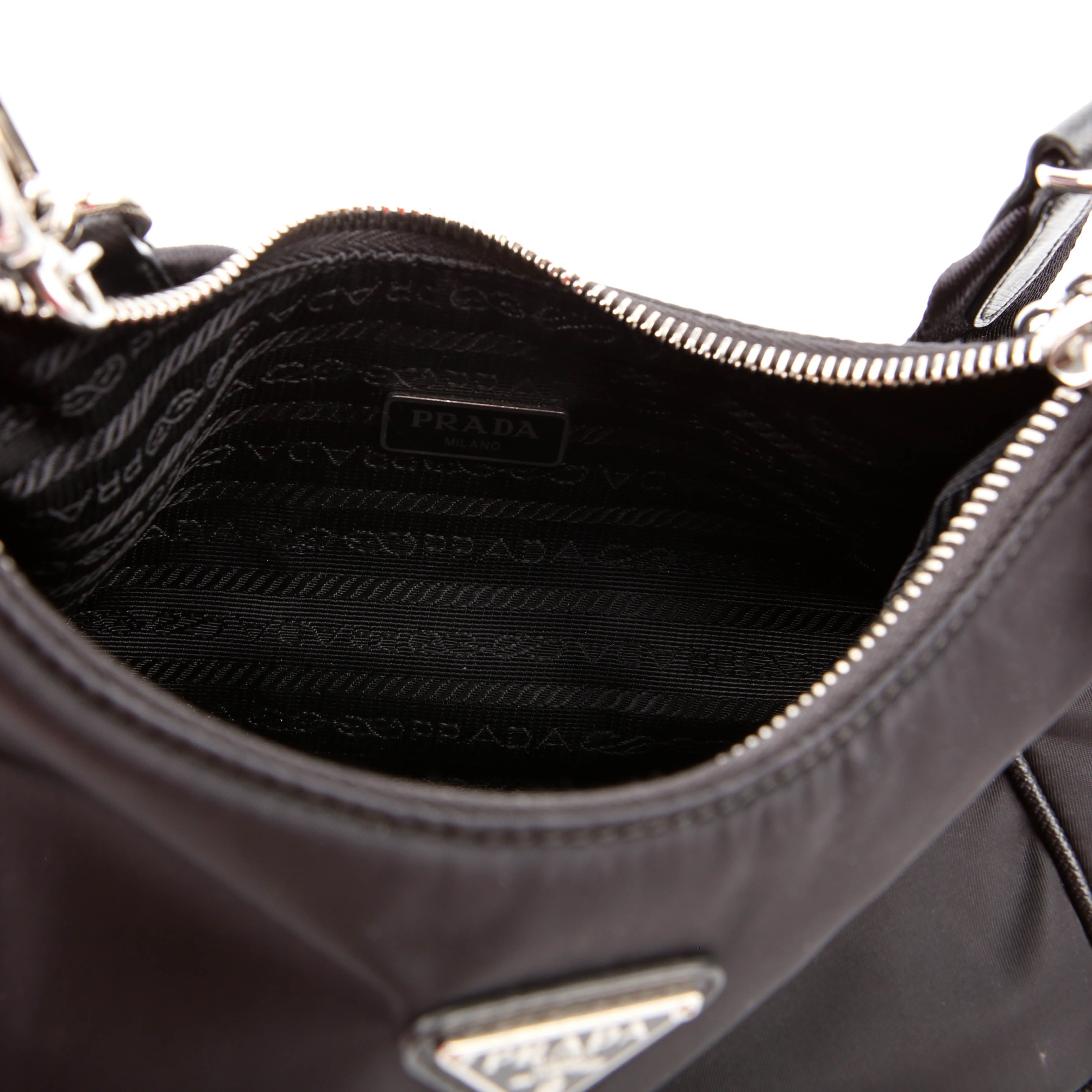 Nylon Re-Edition 2005 Shoulder Bag Black