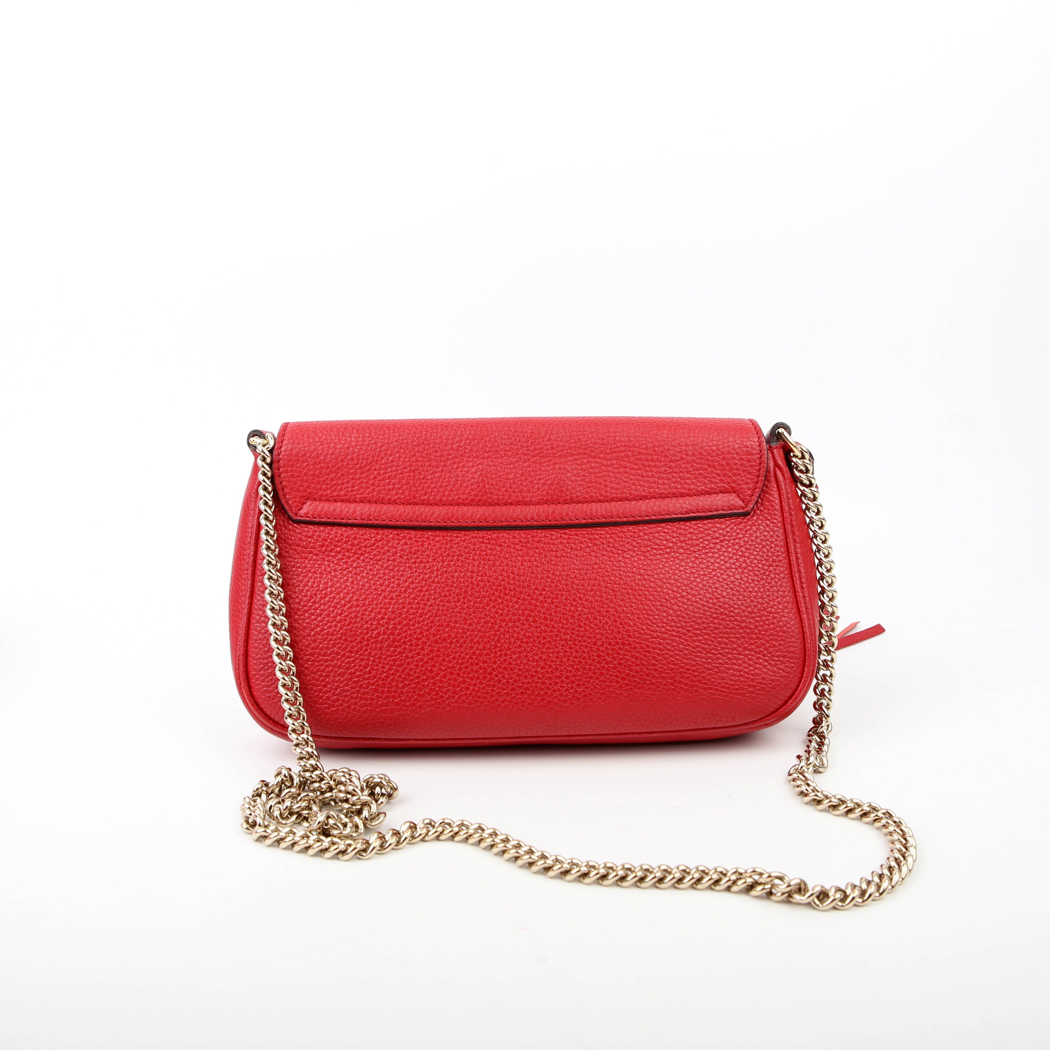 Gucci 336752 Soho Chain Crossbody Medium Red