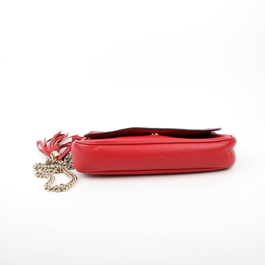 Gucci 336752 Soho Chain Crossbody Medium Red