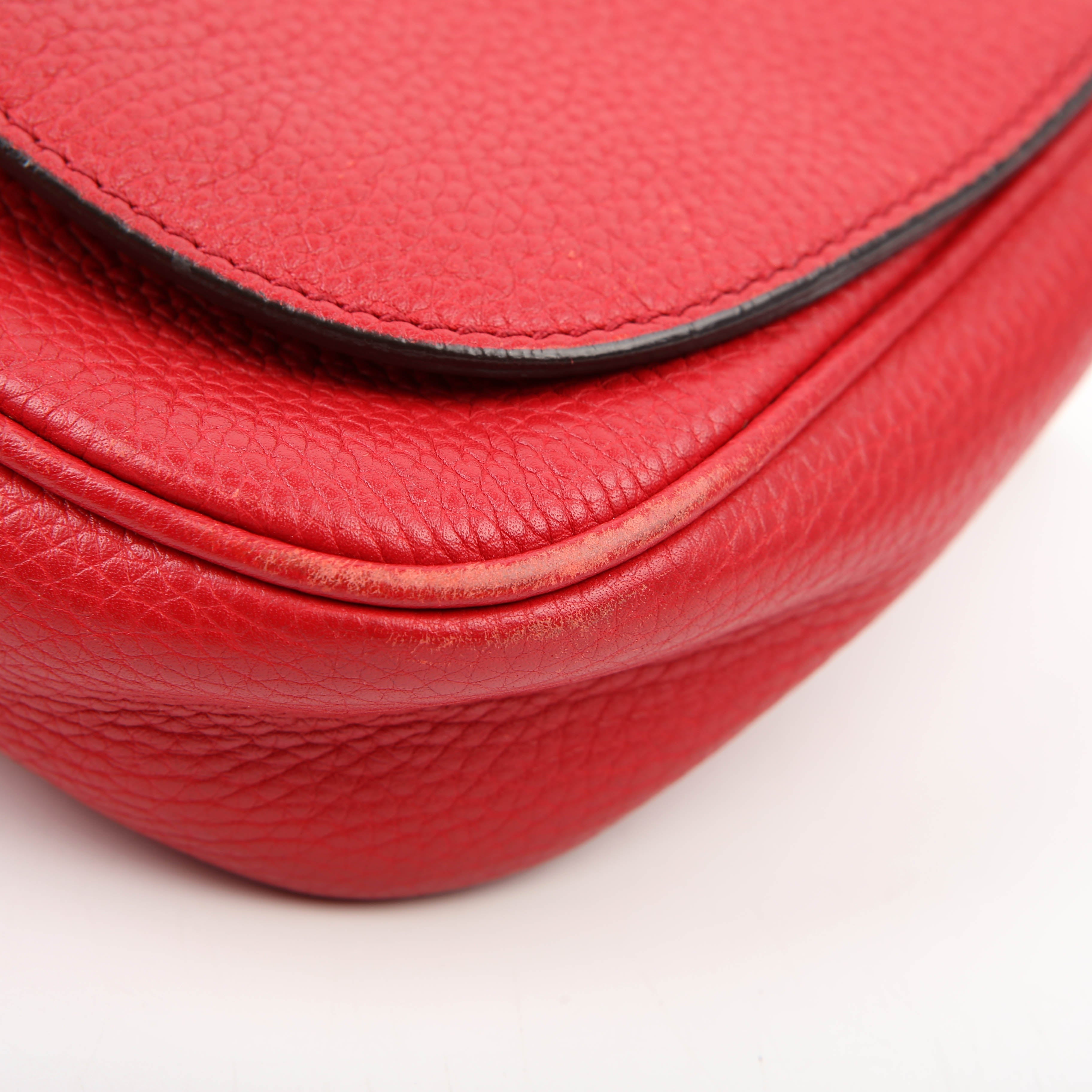 Gucci 336752 Soho Chain Crossbody Medium Red