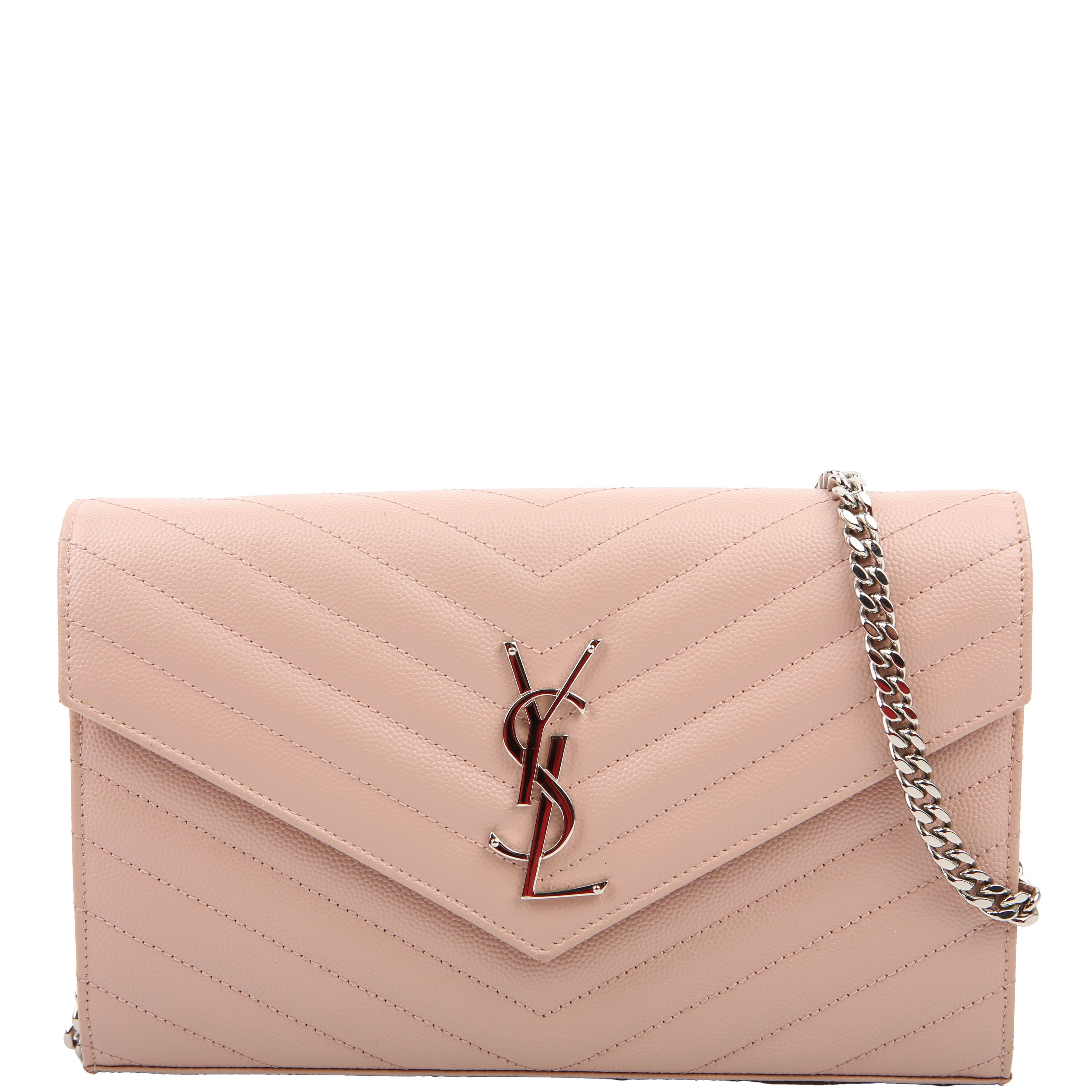 Envelope Chain Wallet 393953 Pink
