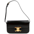 Claude Shoulder Bag Calfskin Black