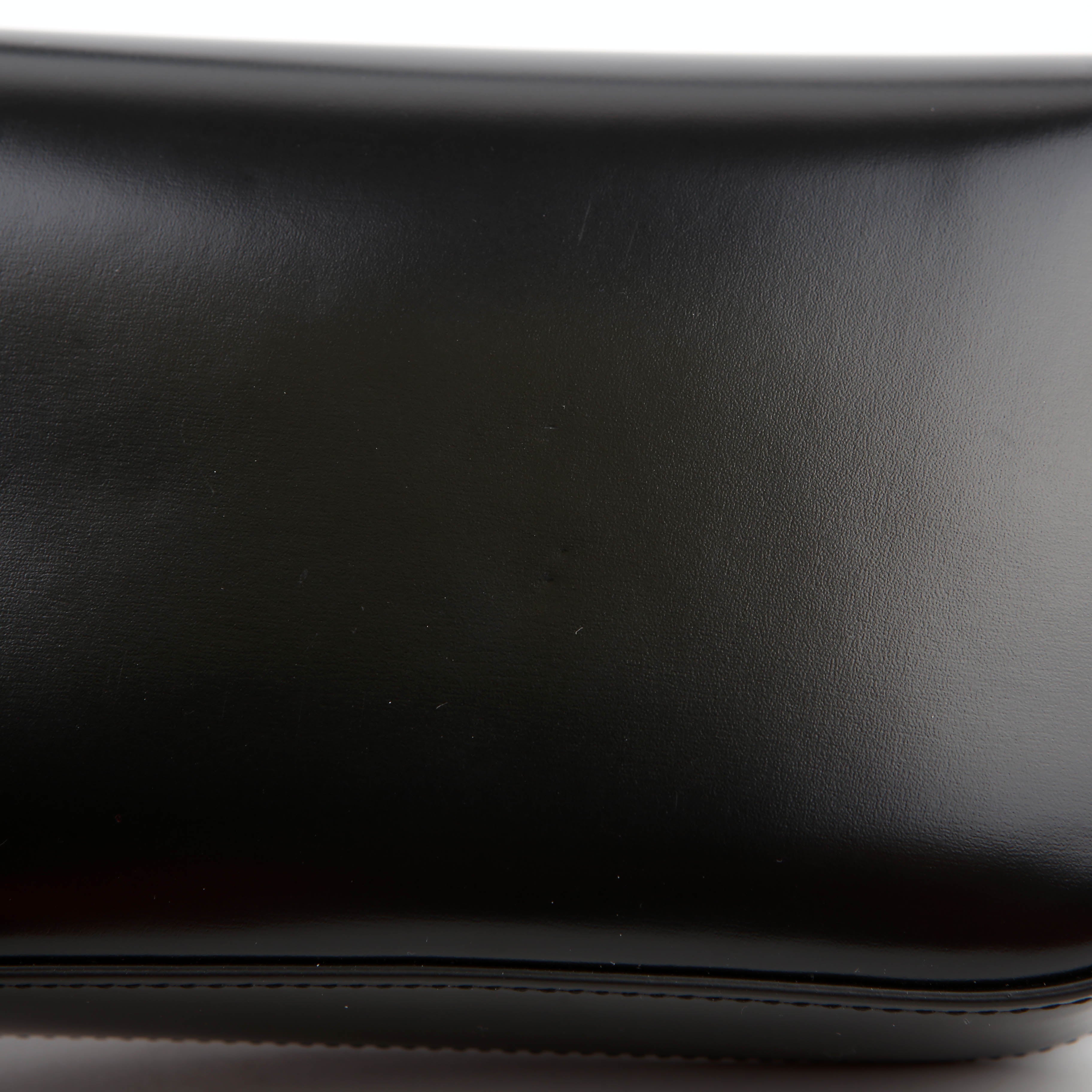 Claude Shoulder Bag Calfskin Black