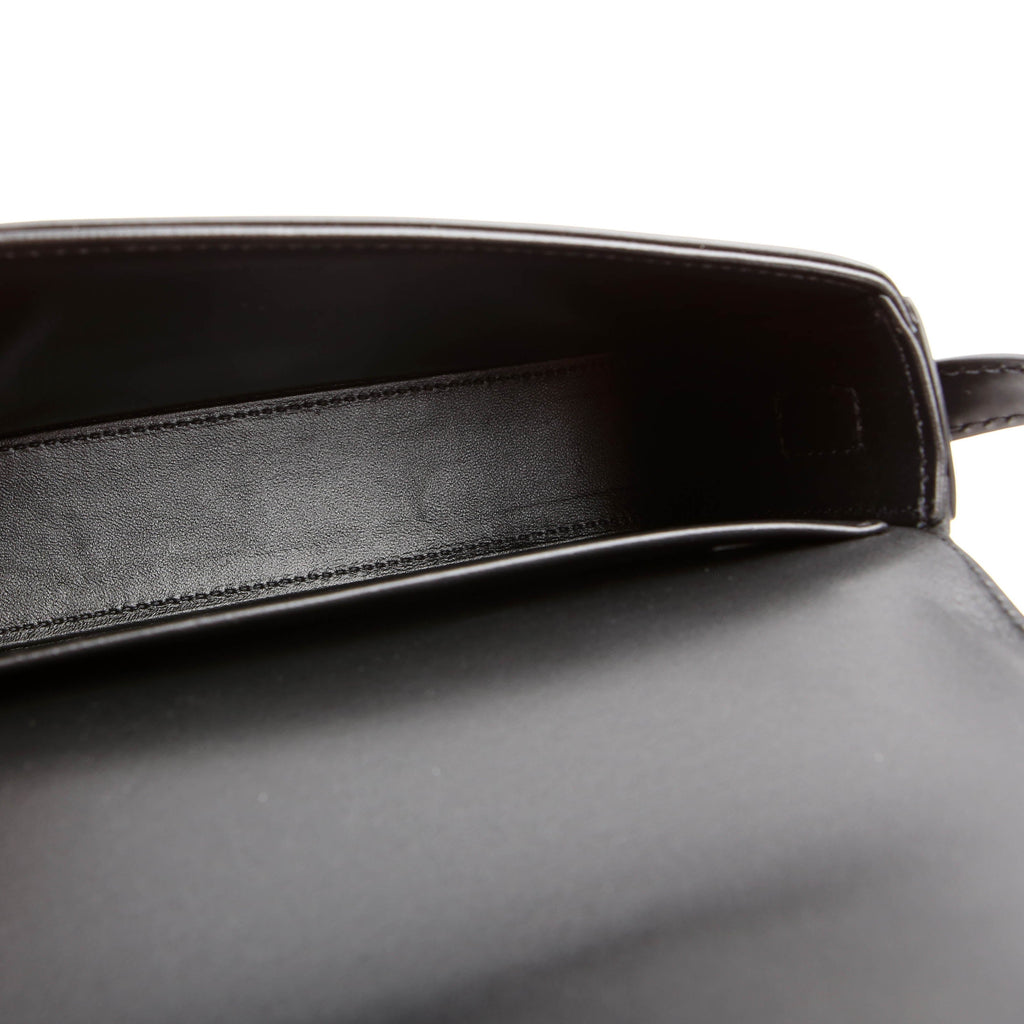 Claude Shoulder Bag Calfskin Black