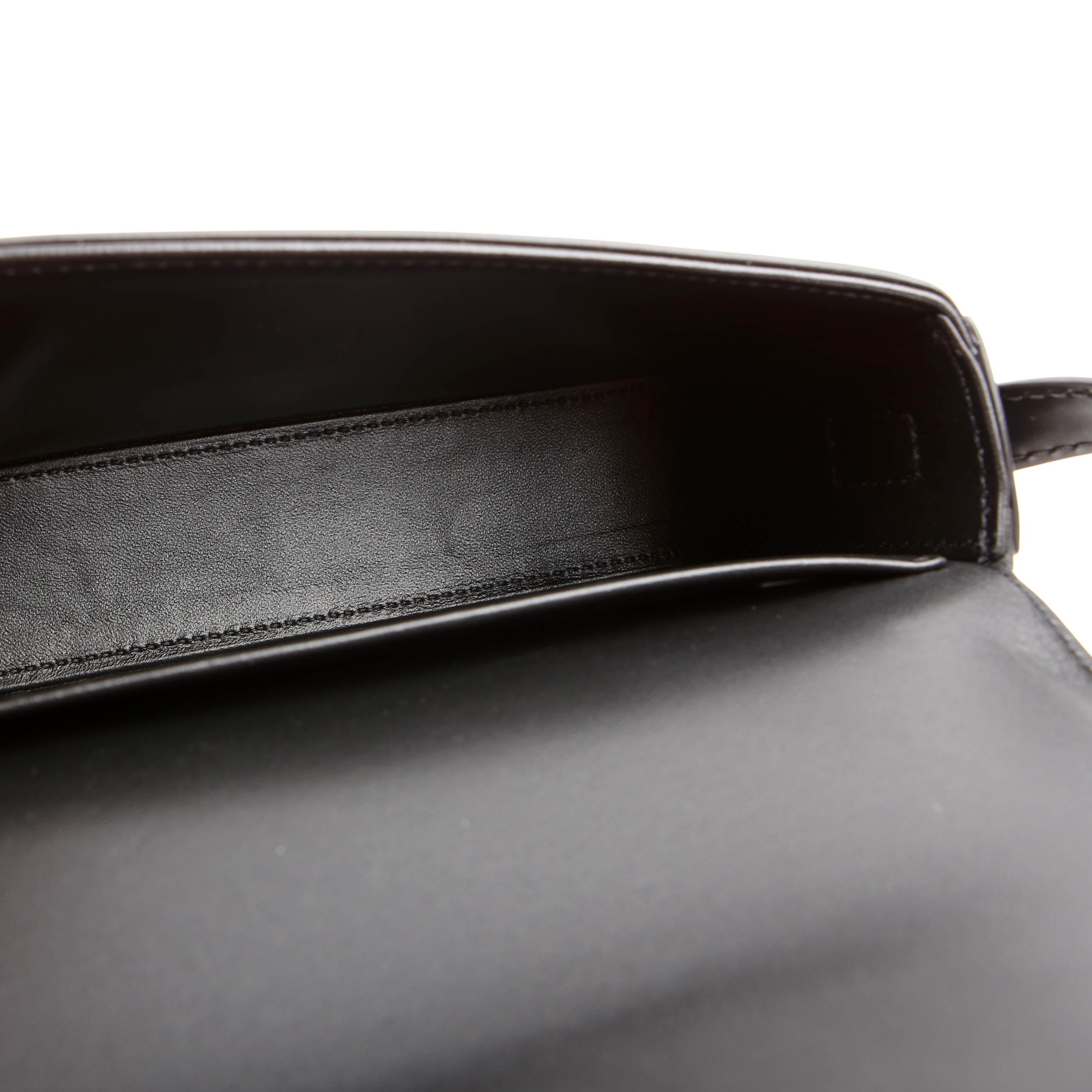 Claude Shoulder Bag Calfskin Black