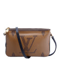 Double Zip Pochette Giant Reverse Monogram