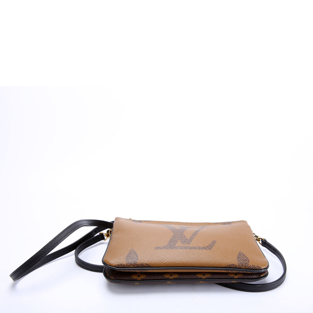 Double Zip Pochette Giant Reverse Monogram