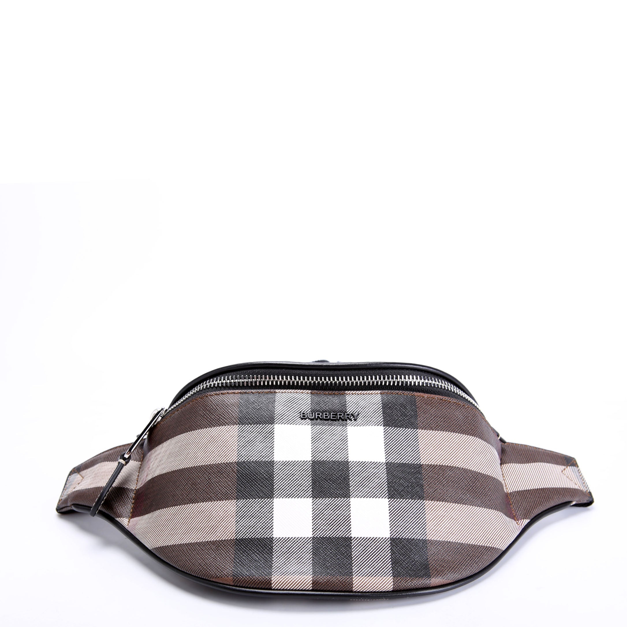 Cason Mini E-Canvas Check Belt Bag