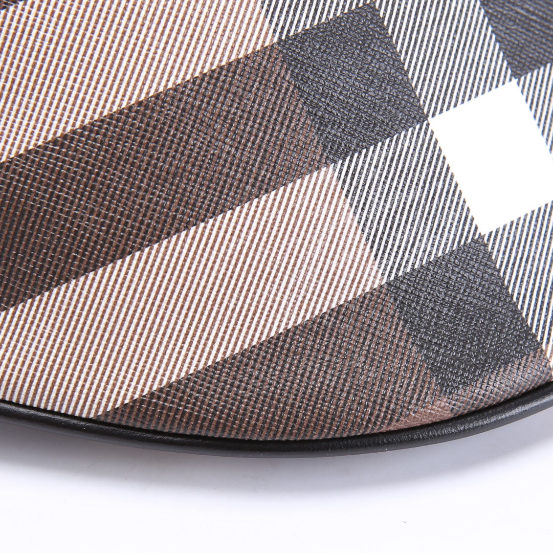 Cason Mini E-Canvas Check Belt Bag