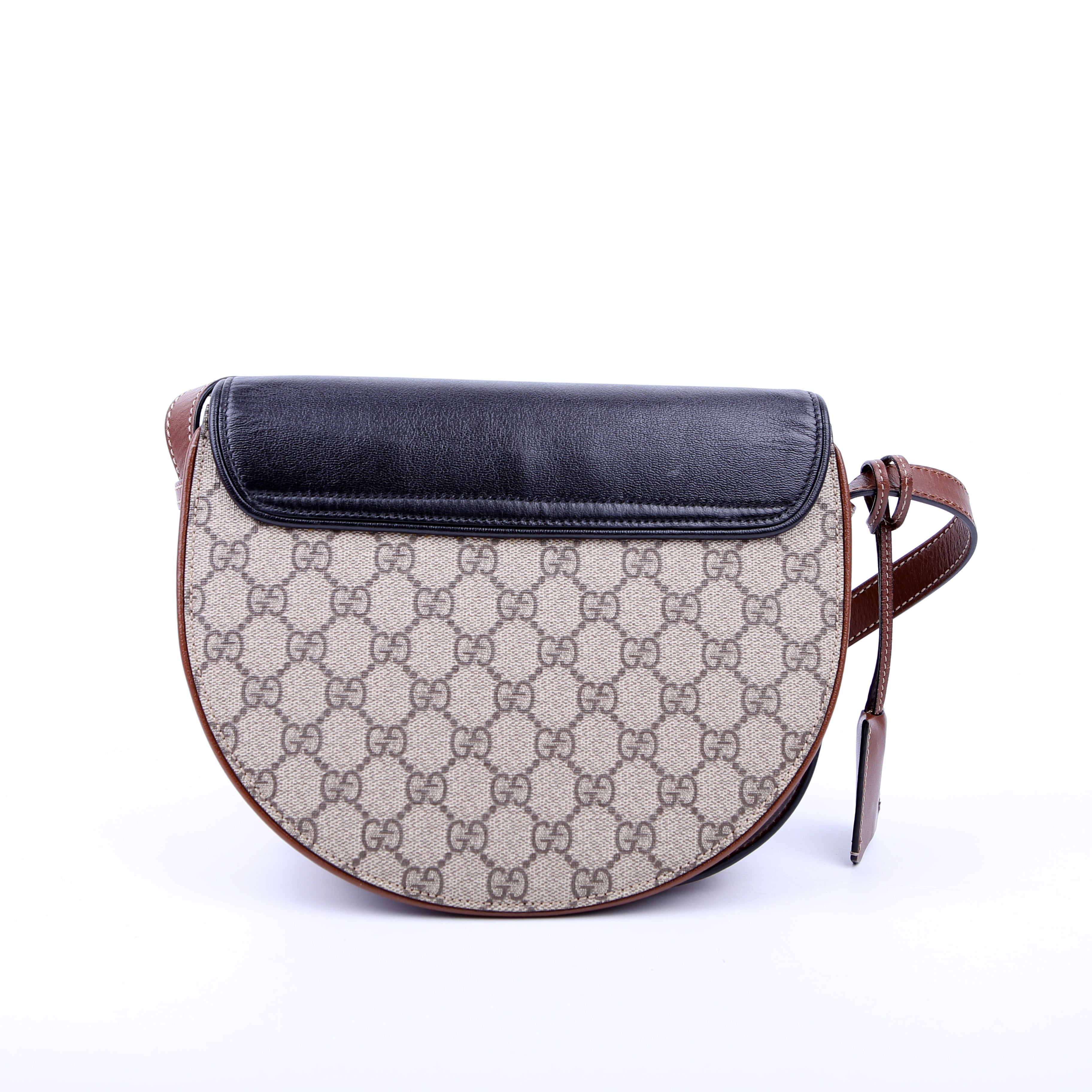 644524 Padlock GG Supreme Small Messenger Brown/Black