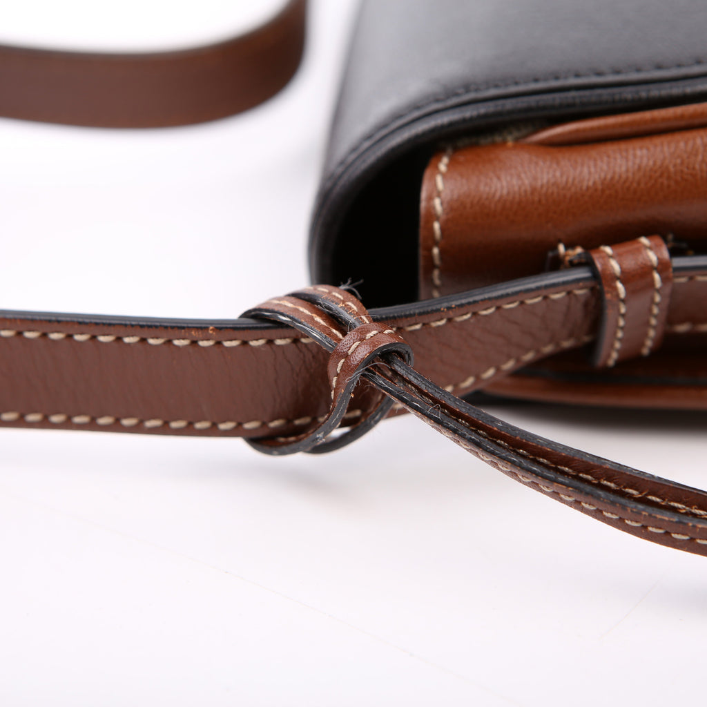 644524 Padlock GG Supreme Small Messenger Brown/Black