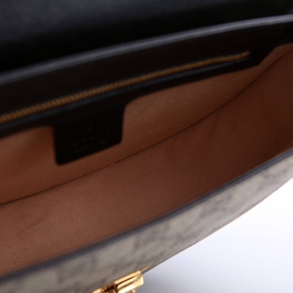 644524 Padlock GG Supreme Small Messenger Brown/Black