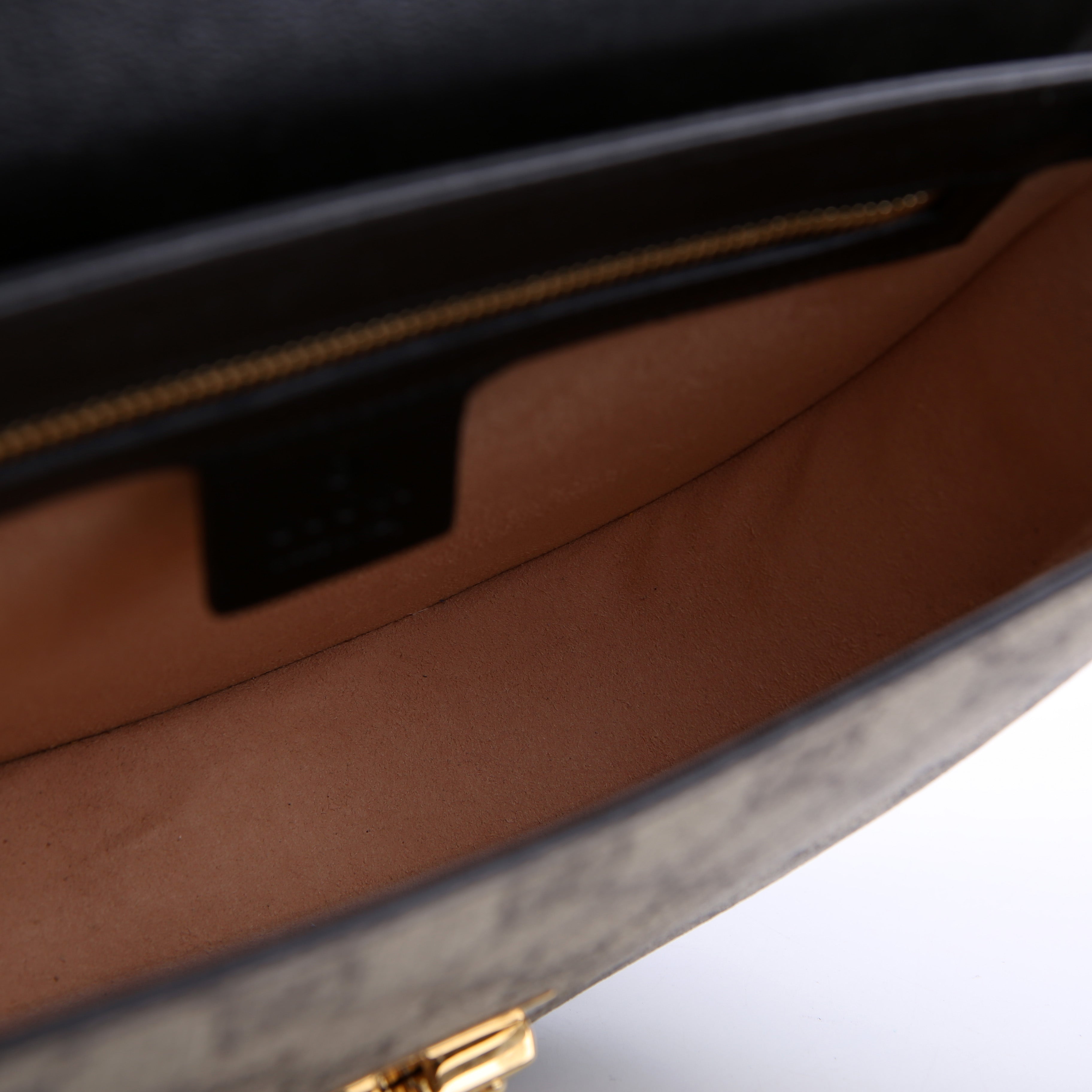 644524 Padlock GG Supreme Small Messenger Brown/Black