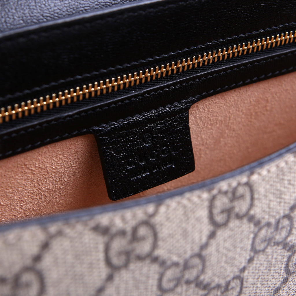 644524 Padlock GG Supreme Small Messenger Brown/Black