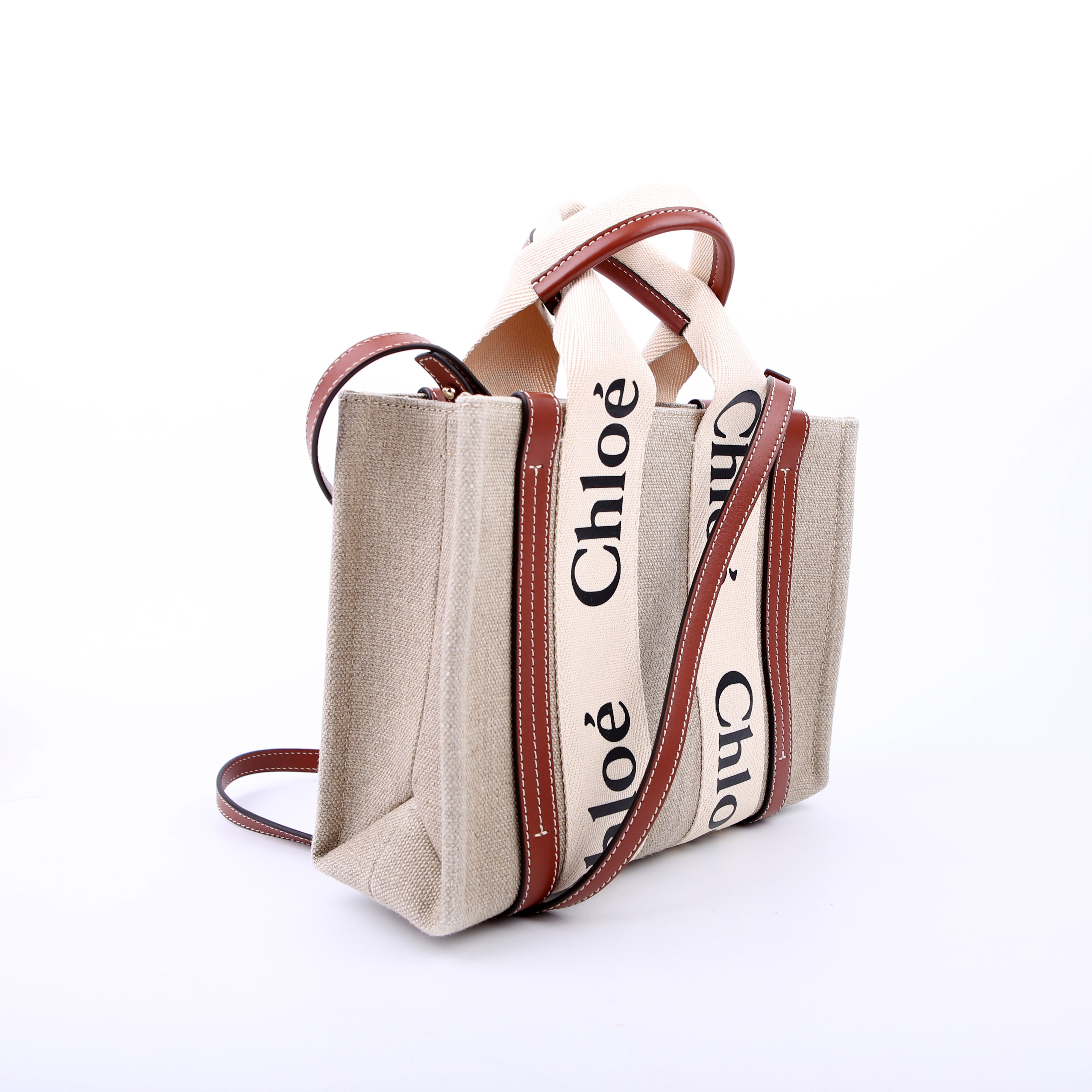 Woody Ribbon Tote Small