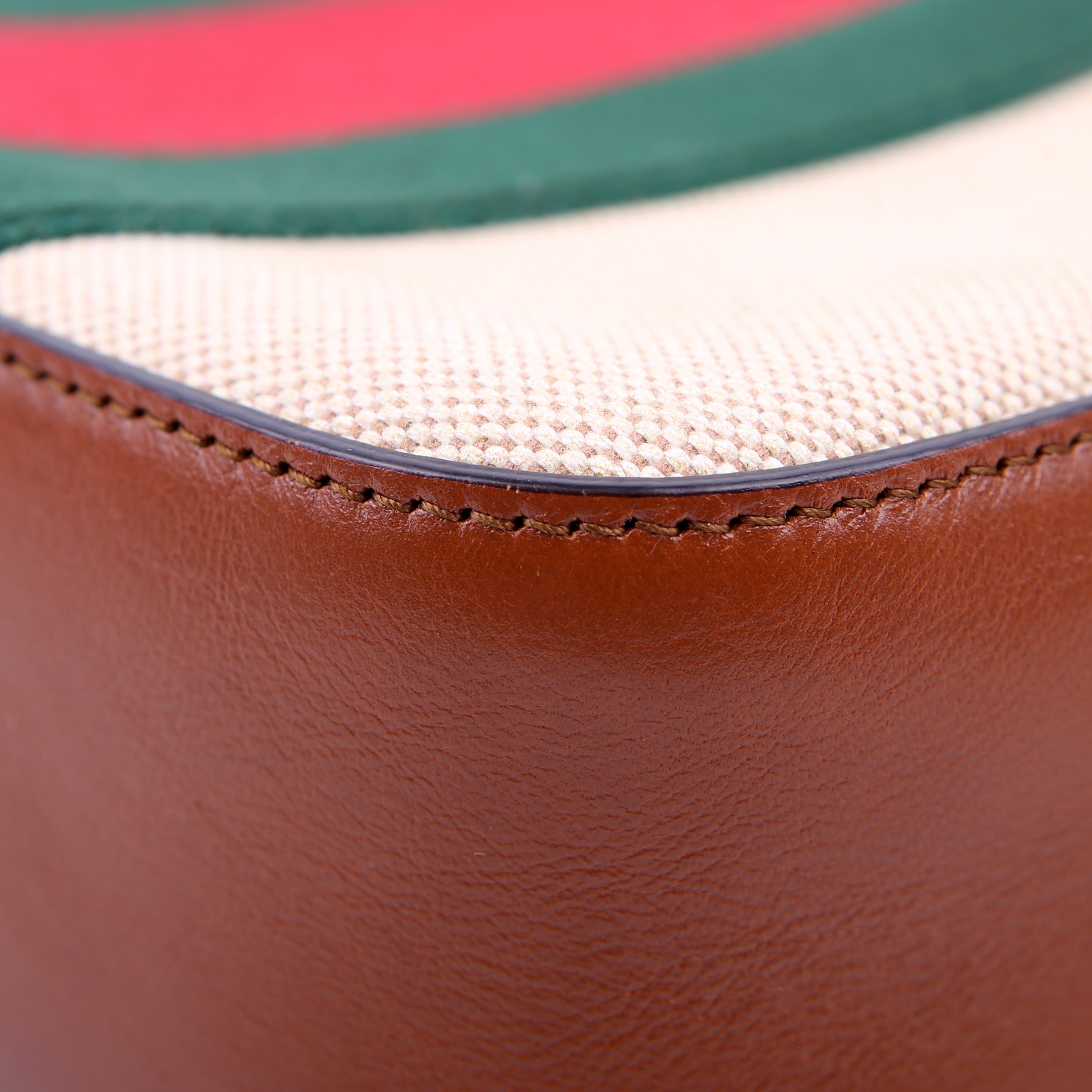 575073 Vintage Web Camera Bag Brown