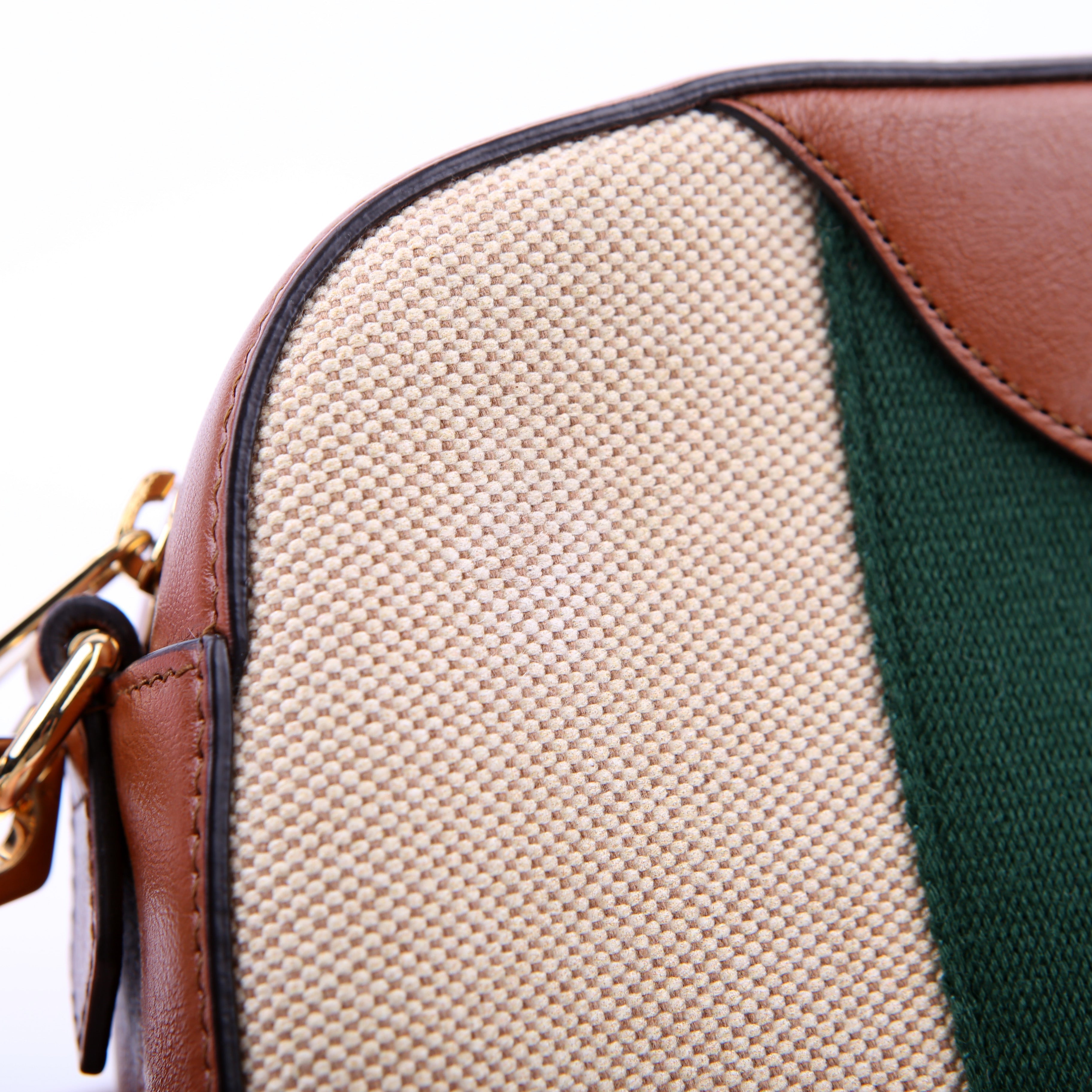 575073 Vintage Web Camera Bag Brown