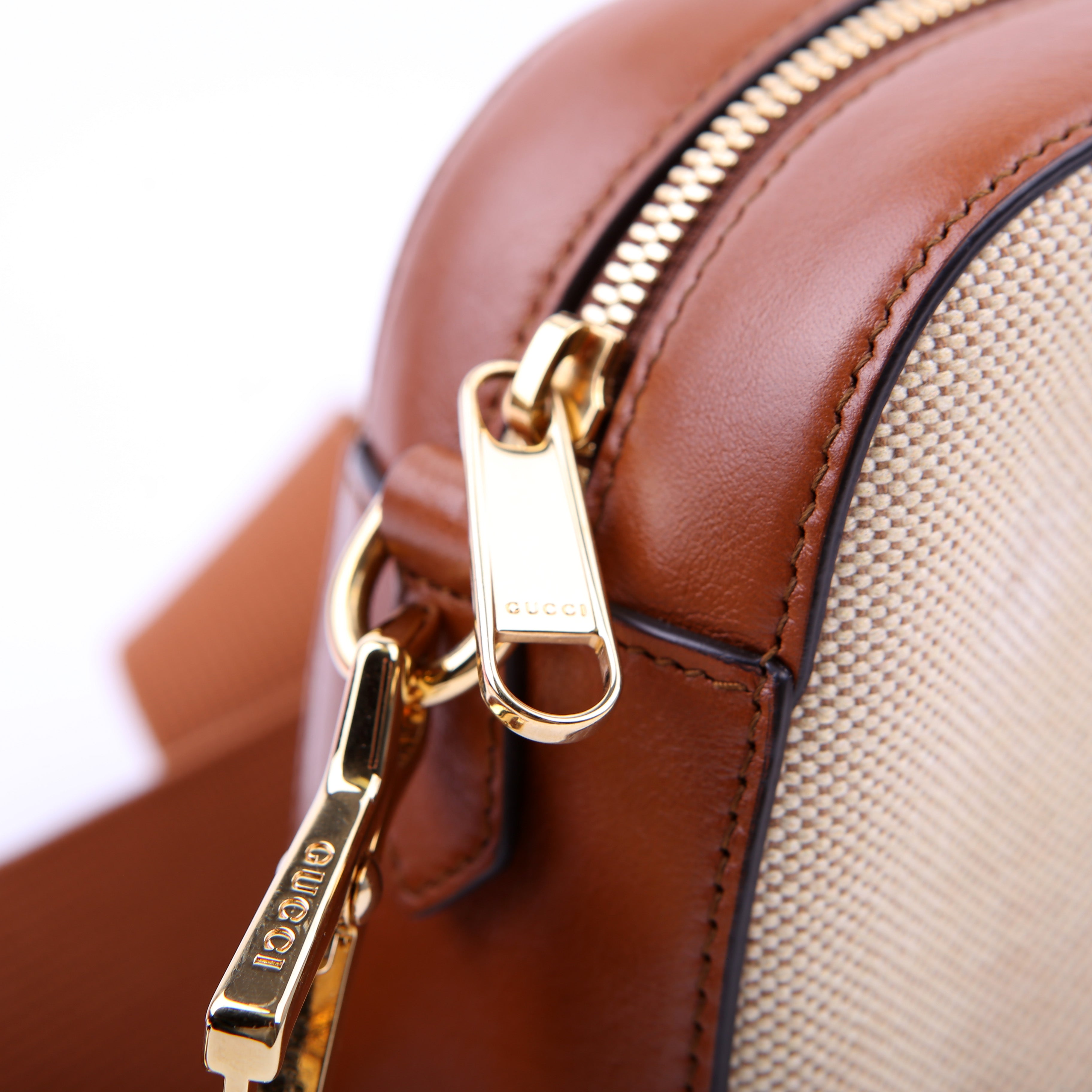 575073 Vintage Web Camera Bag Brown