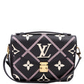Pochette Metis Empreinte Giant Broderies Black/Pink