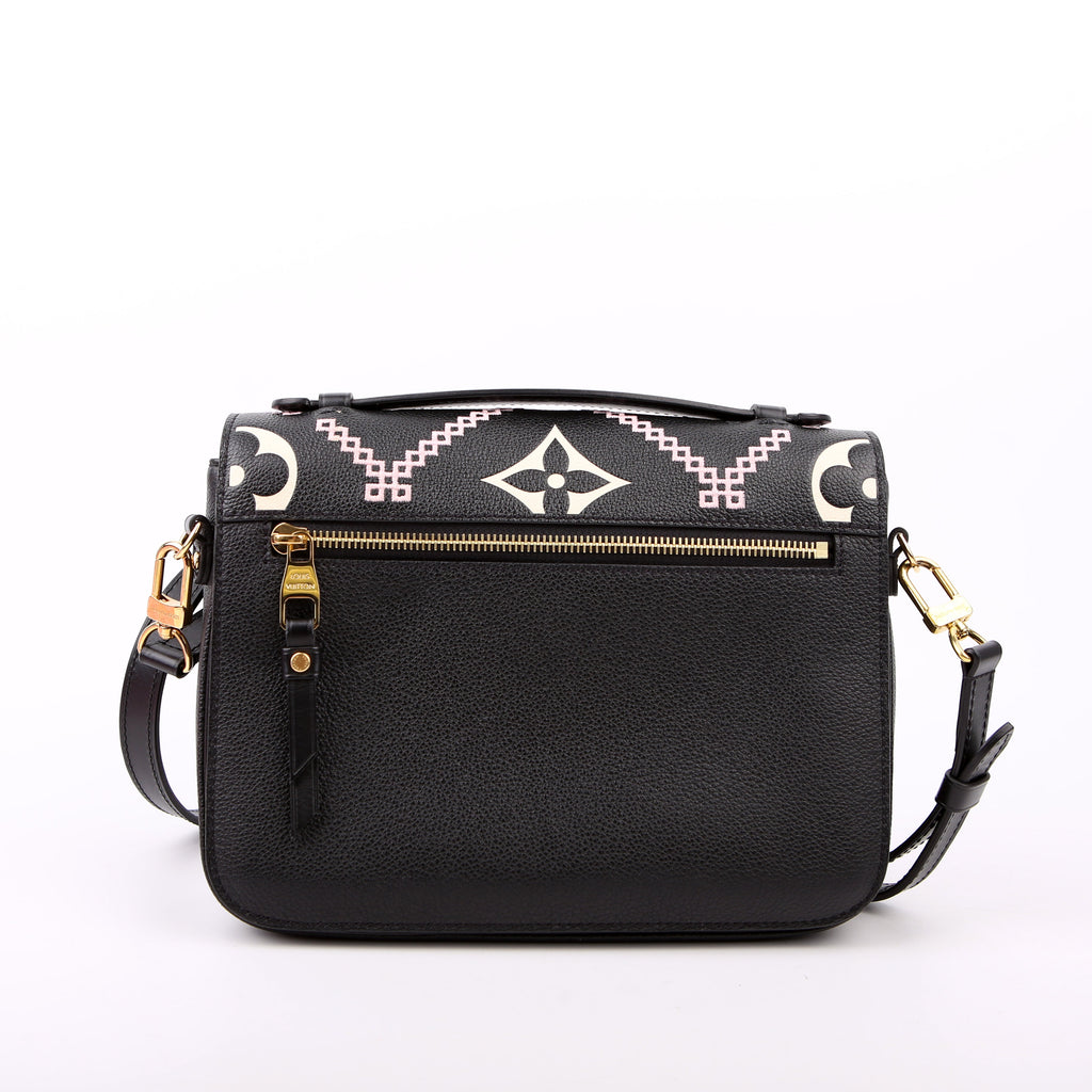 Pochette Metis Empreinte Giant Broderies Black/Pink