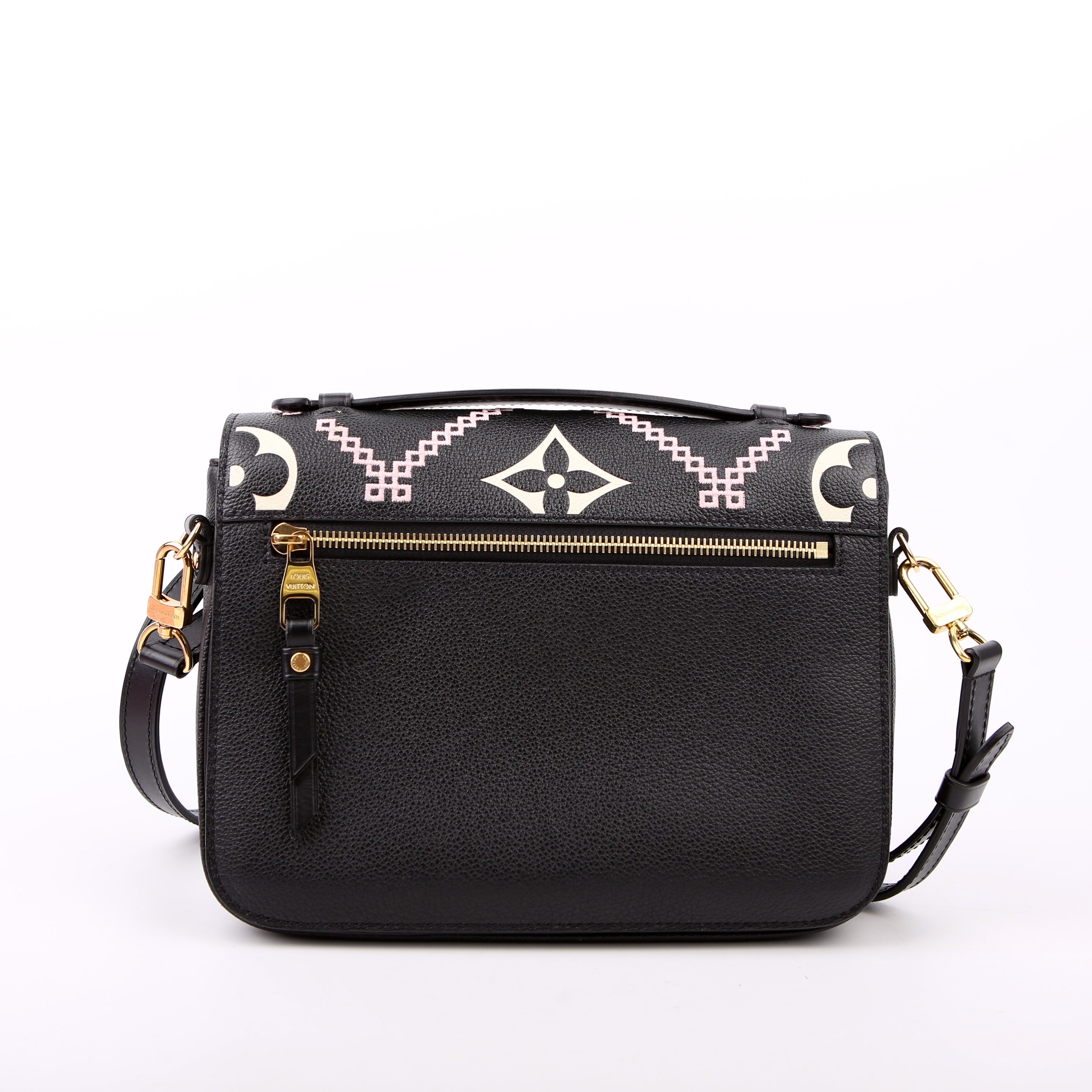 Pochette Metis Empreinte Giant Broderies Black/Pink