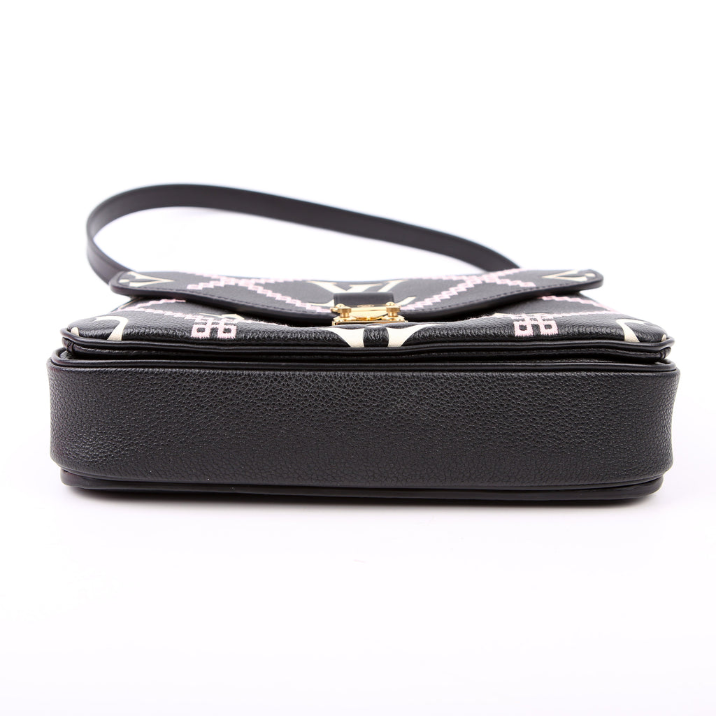 Pochette Metis Empreinte Giant Broderies Black/Pink