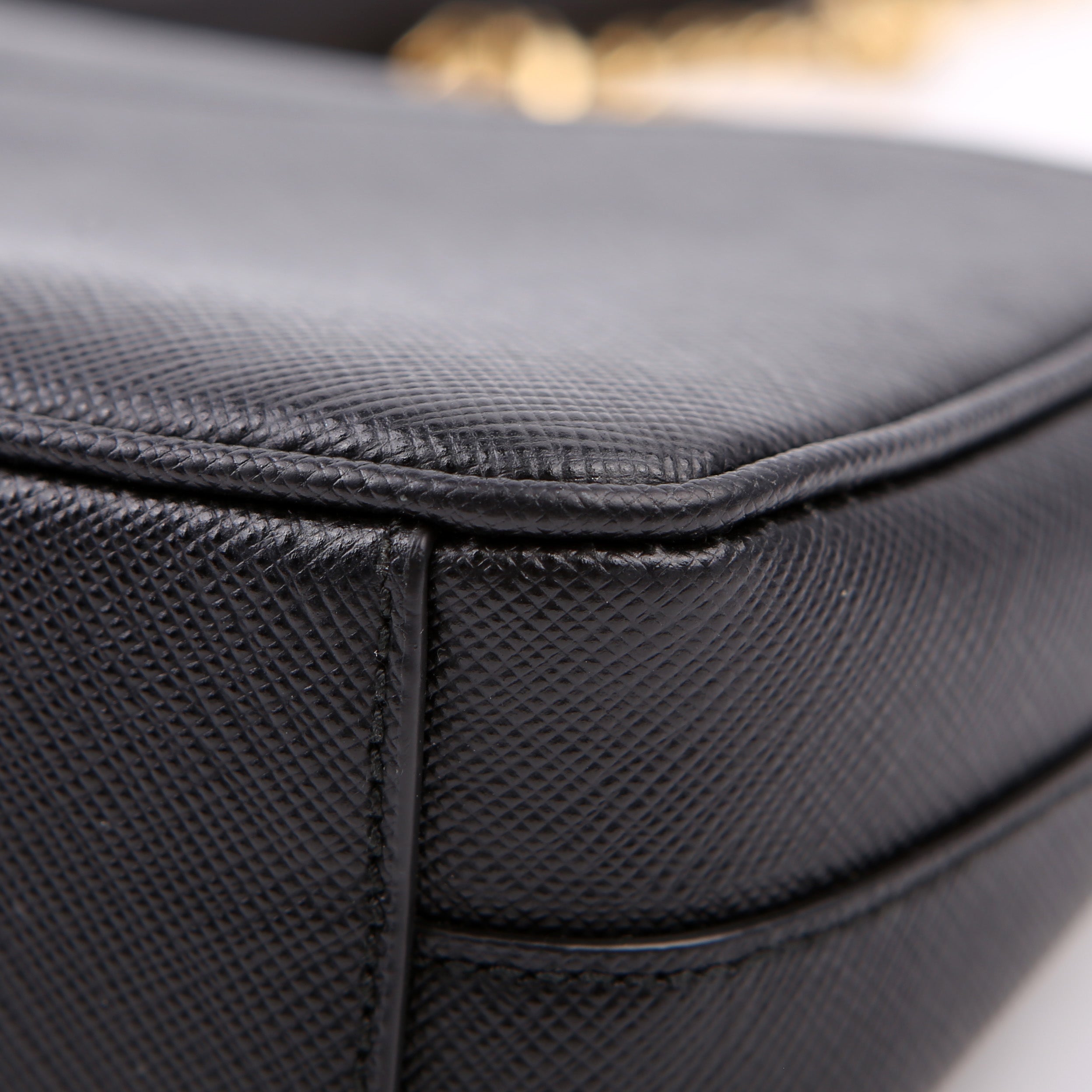 Pattina Flap Saffiano Small Black