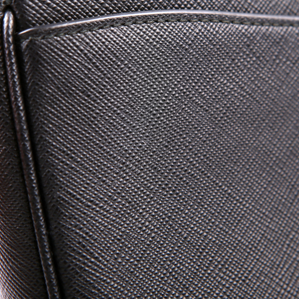 Pattina Flap Saffiano Small Black