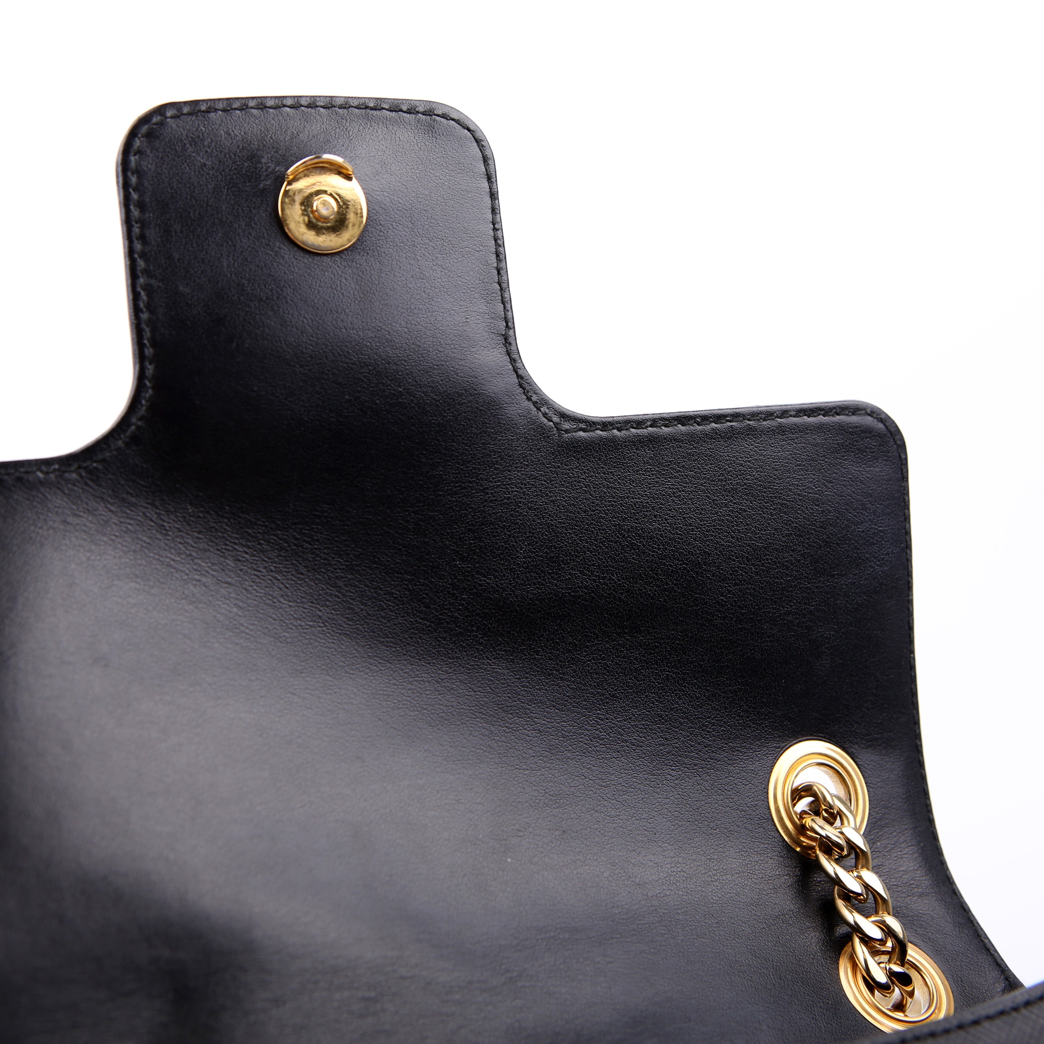 Pattina Flap Saffiano Small Black