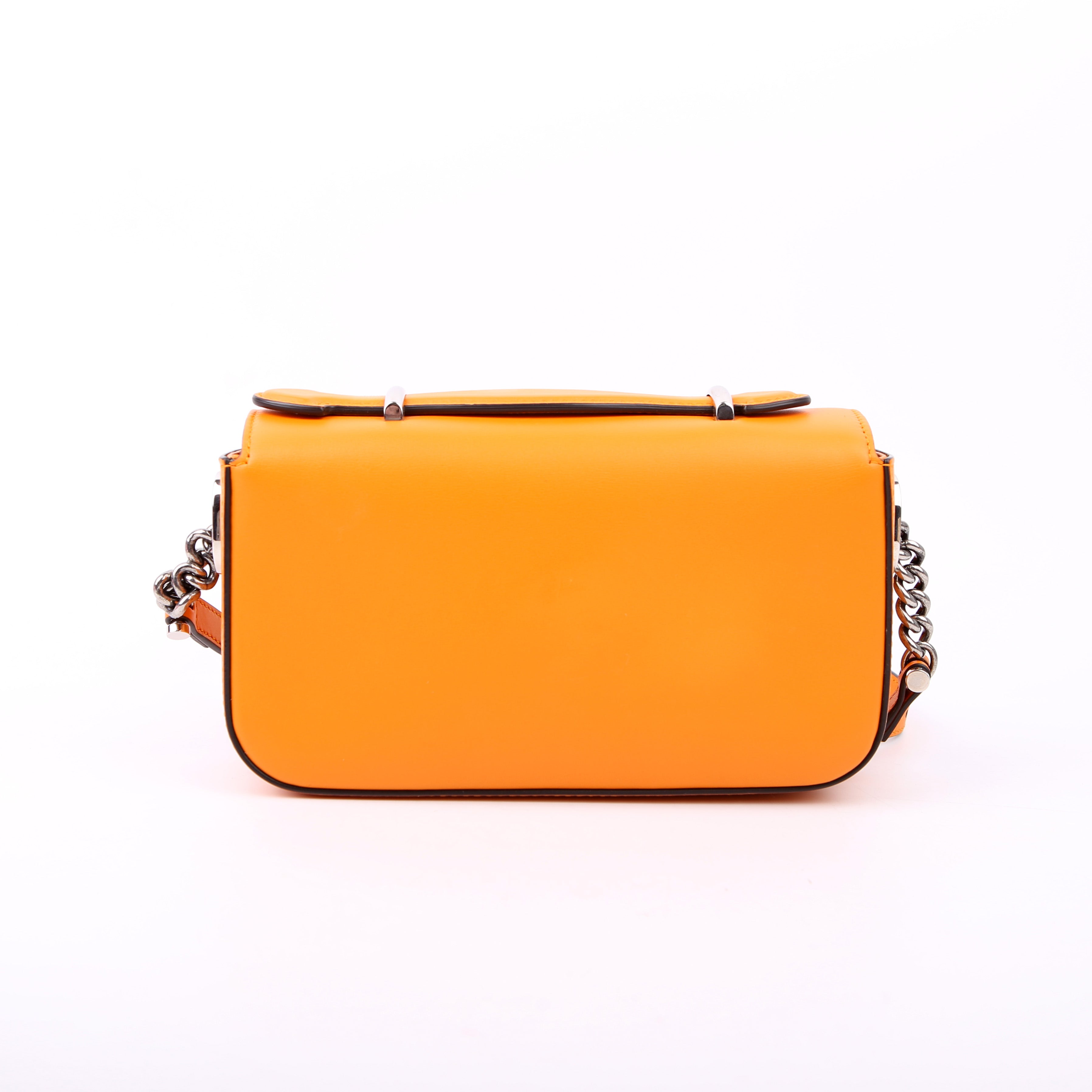 Gucci 739722 GG Petite Mini Shoulder Bag Calfskin Orange