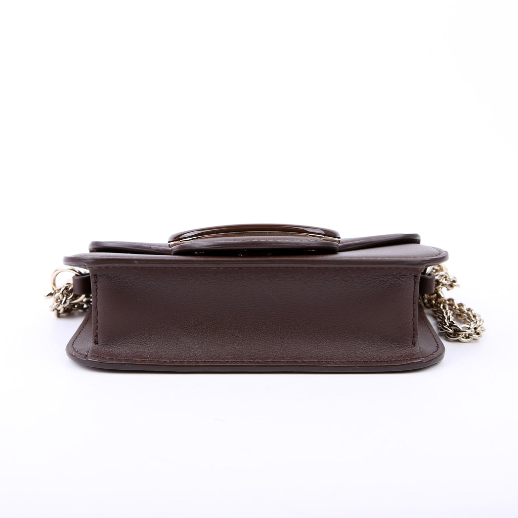Vlogo Small Loco Calfskin Brown