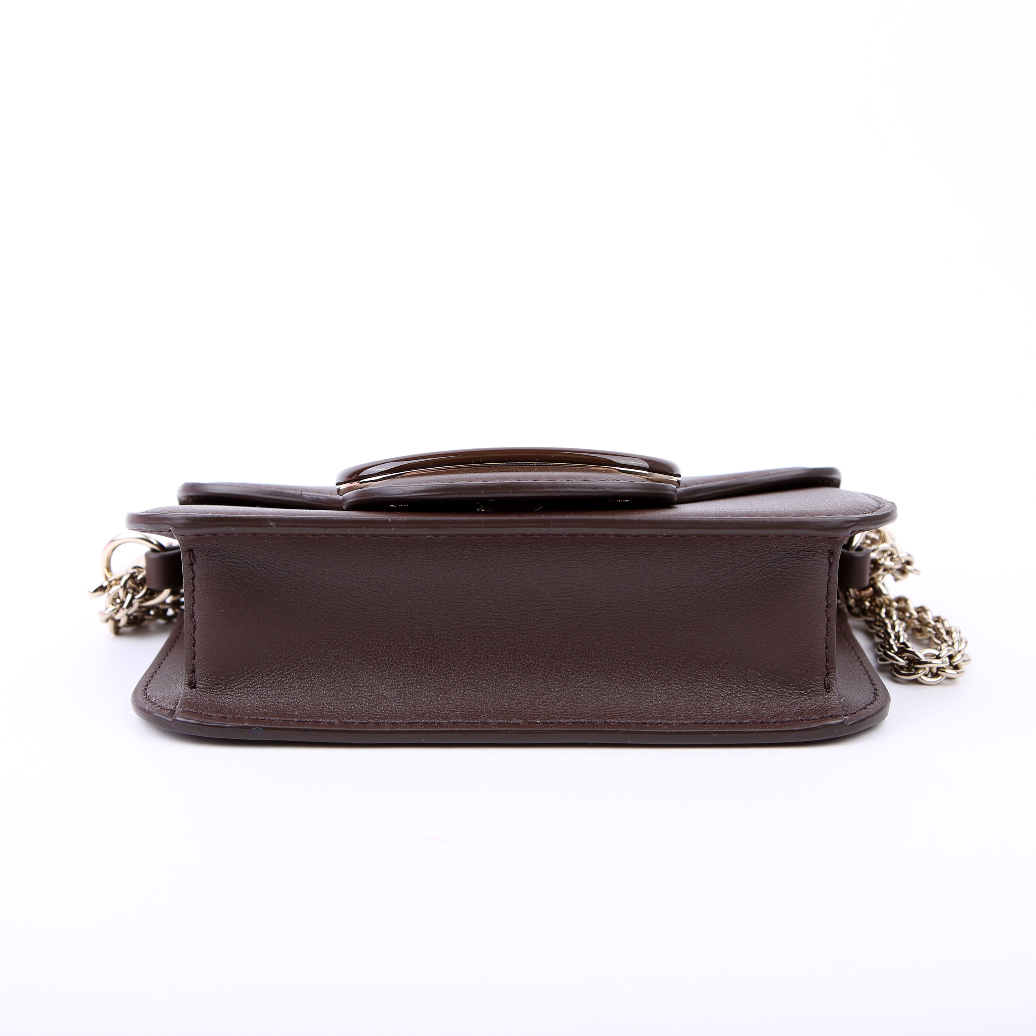 Vlogo Small Loco Calfskin Brown