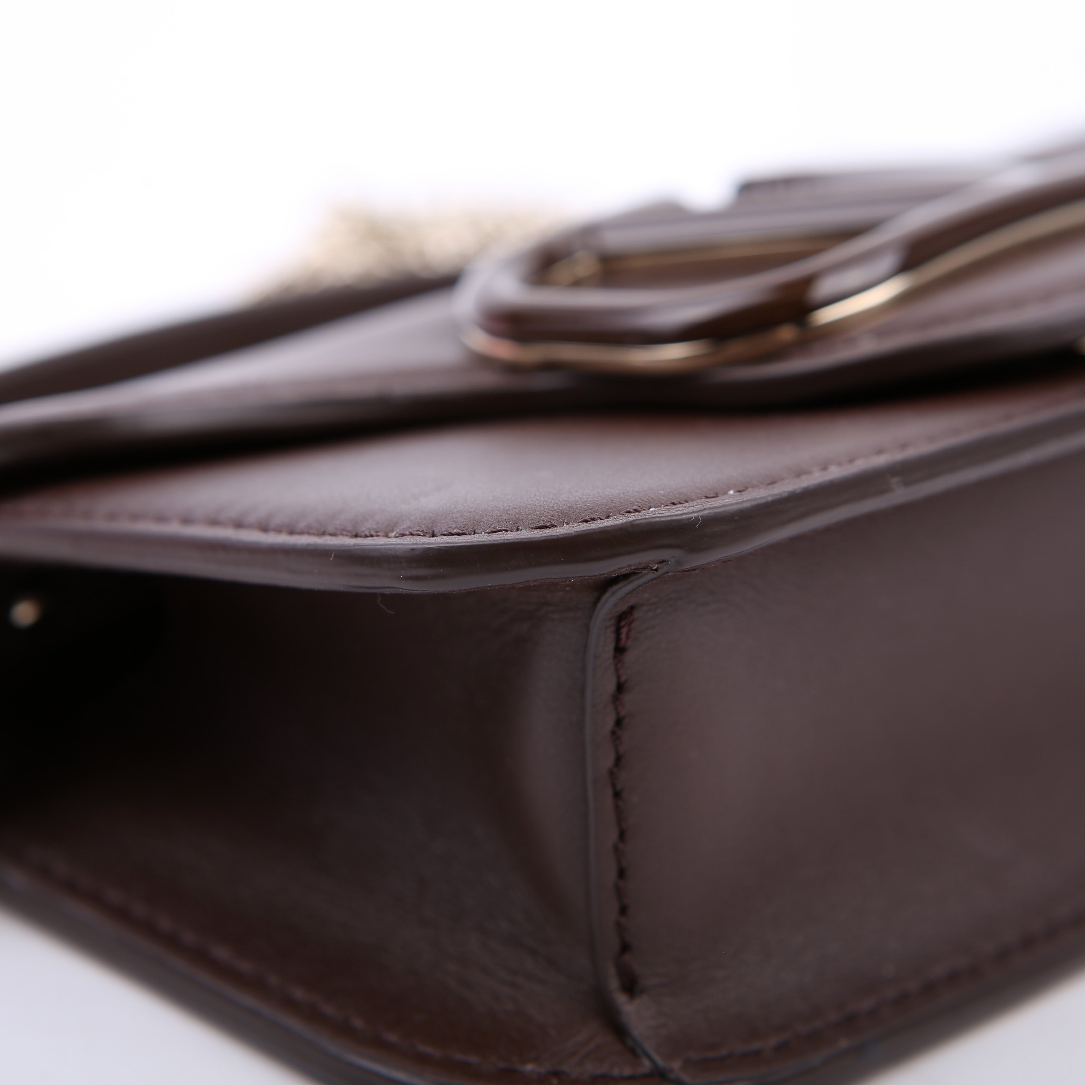 Vlogo Small Loco Calfskin Brown