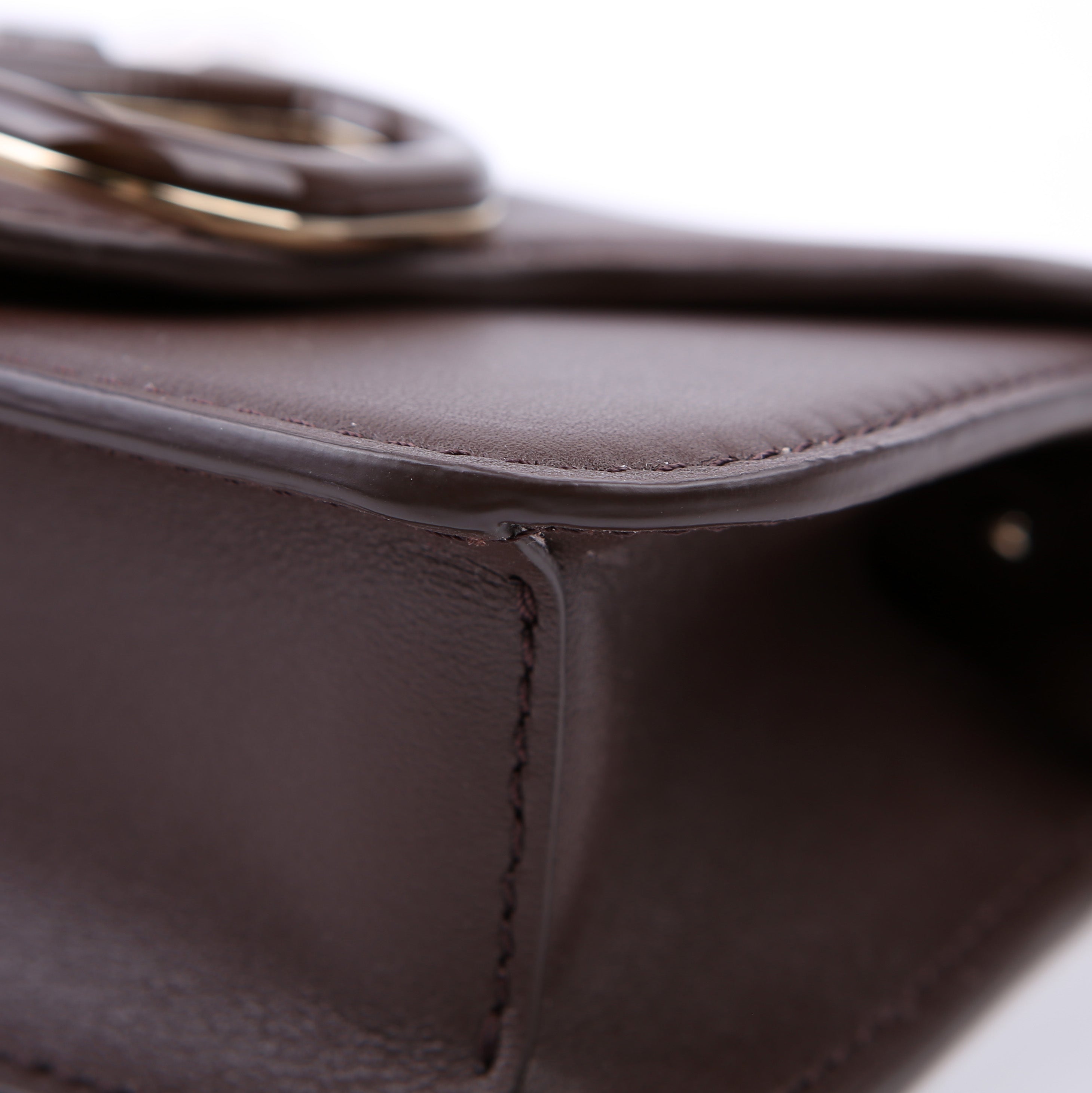 Vlogo Small Loco Calfskin Brown
