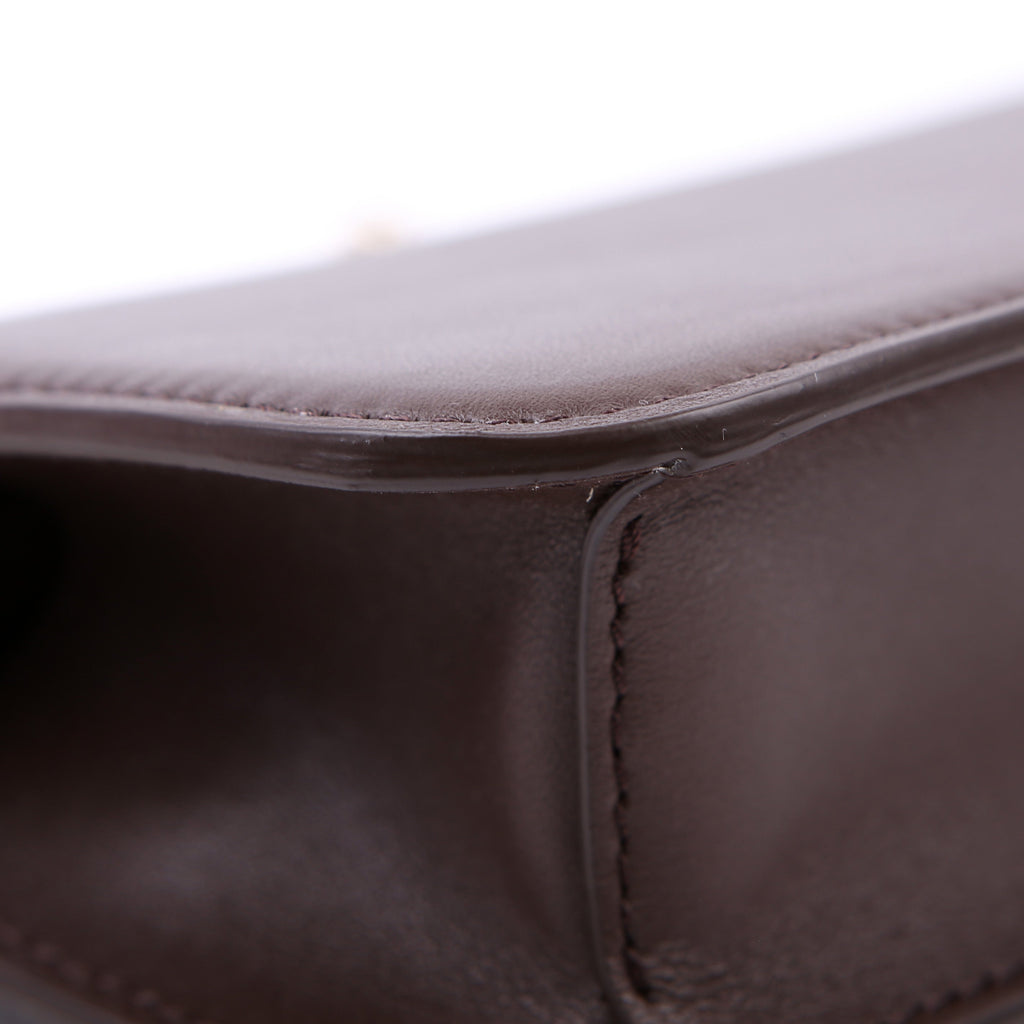 Vlogo Small Loco Calfskin Brown