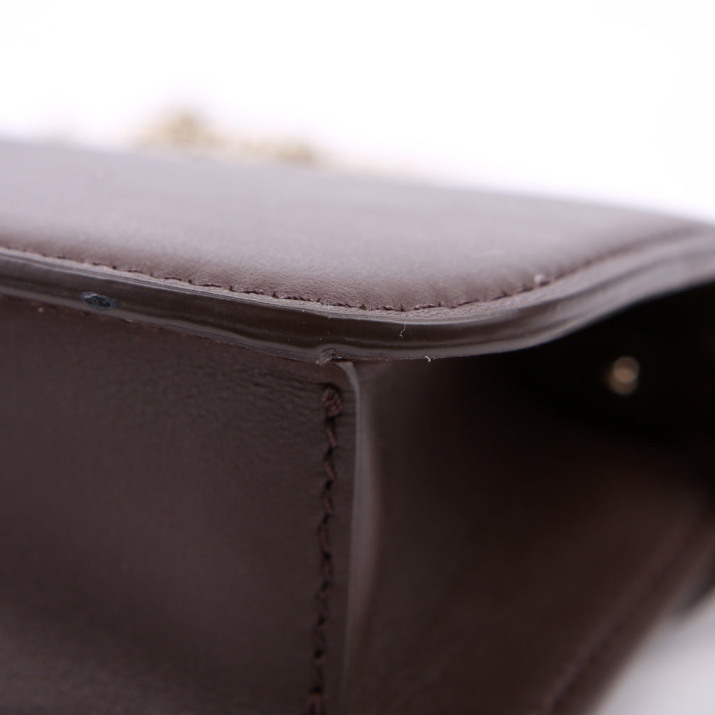 Vlogo Small Loco Calfskin Brown