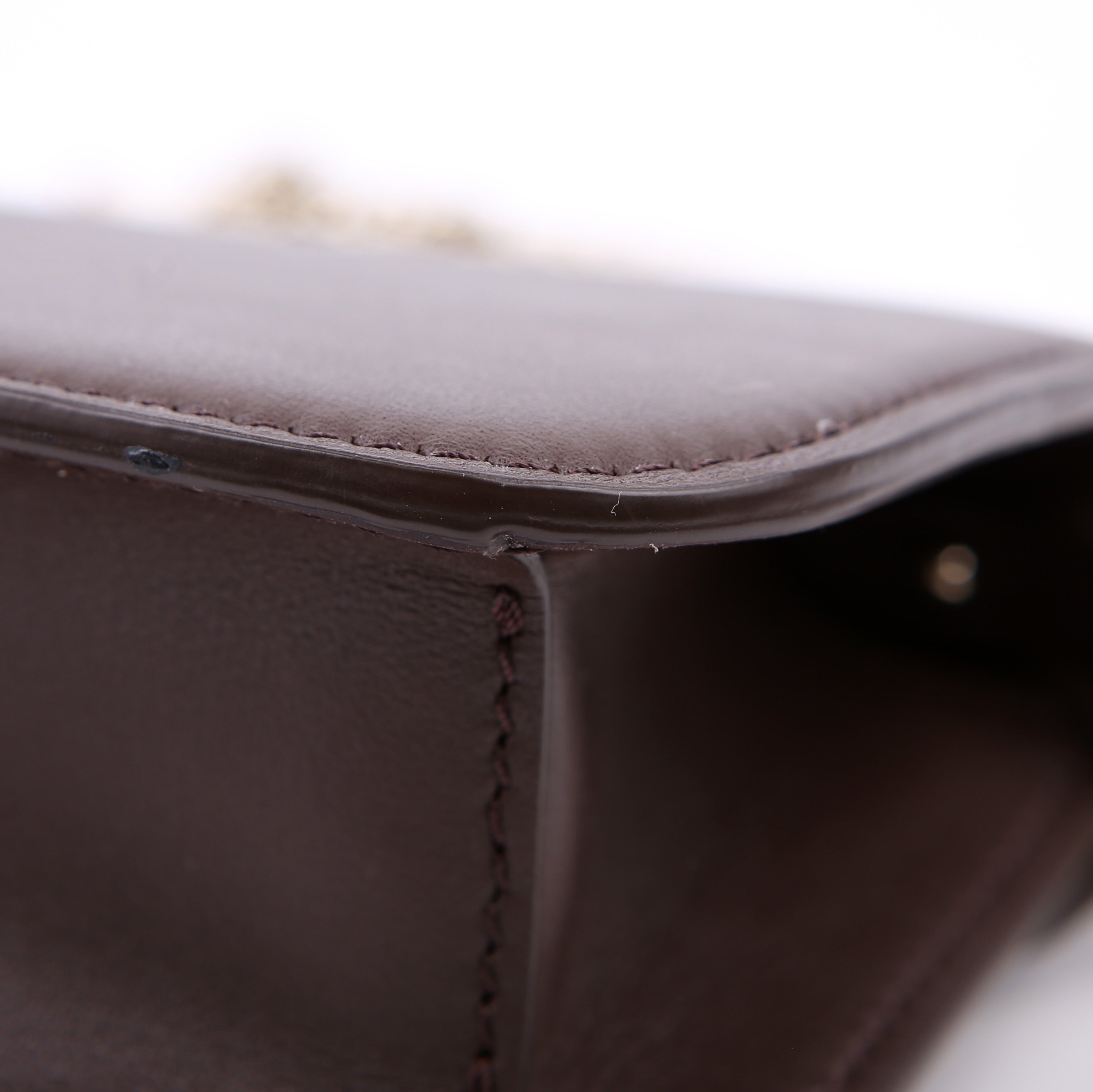 Vlogo Small Loco Calfskin Brown